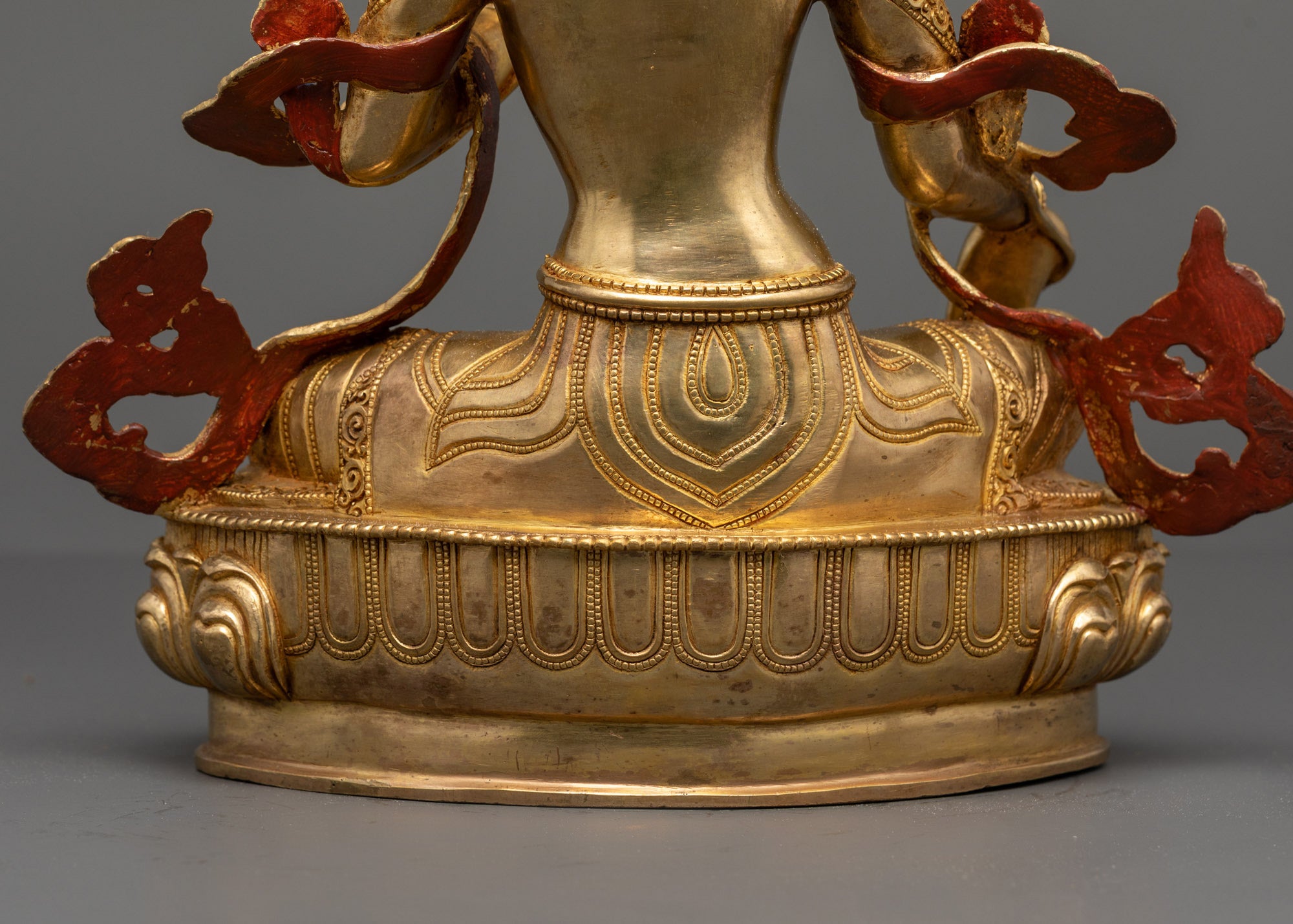 Sacred Green Tara Statue from Nepal | Goddess of Compassion