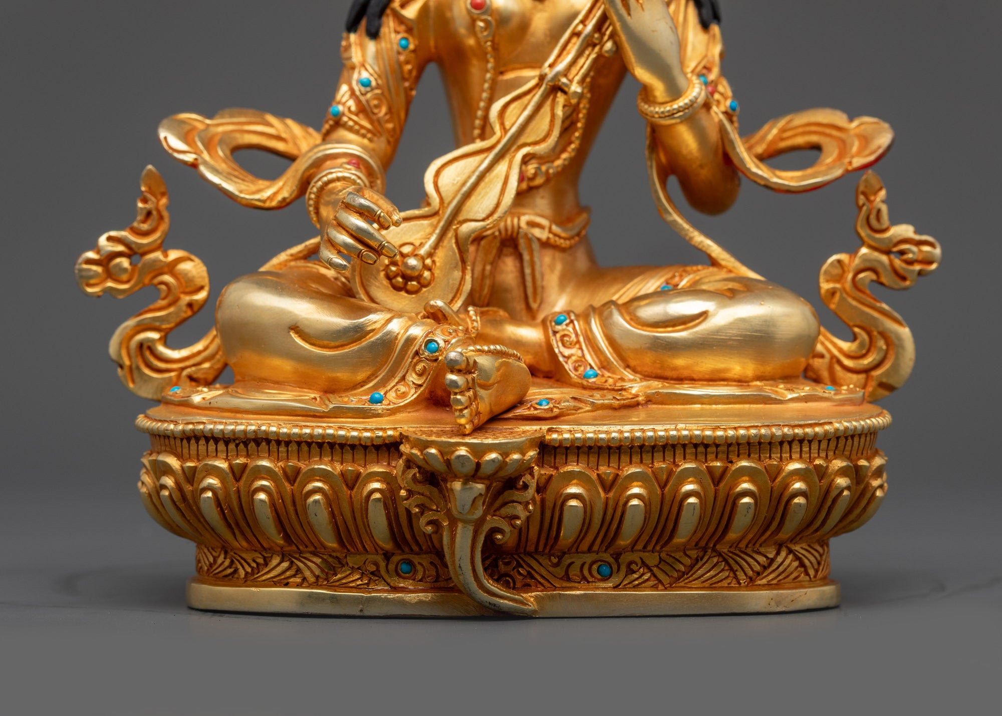 Saraswati Statue | Handcrafted Goddess of Knowledge Sculpture