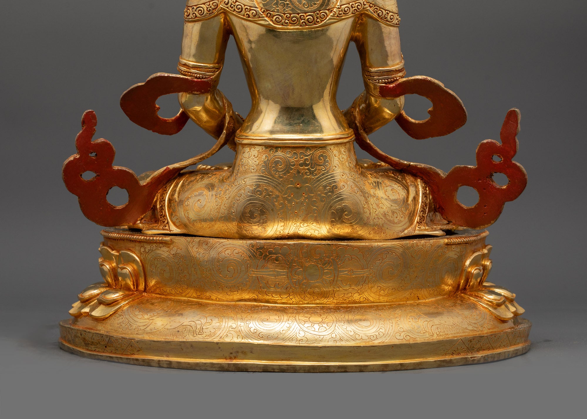 Traditional Tibetan Amitayus Statue | Handcrafted Buddhist Art