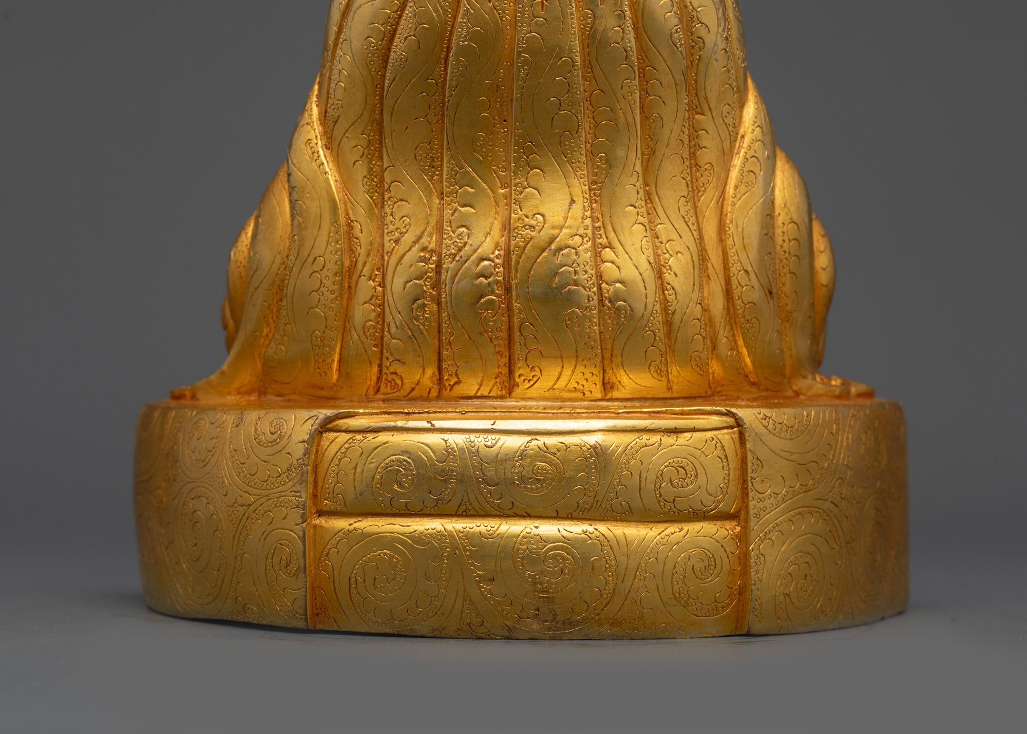 Buddhist Master Marpha Set | 24K Gold-Gilded Statues from Nepal