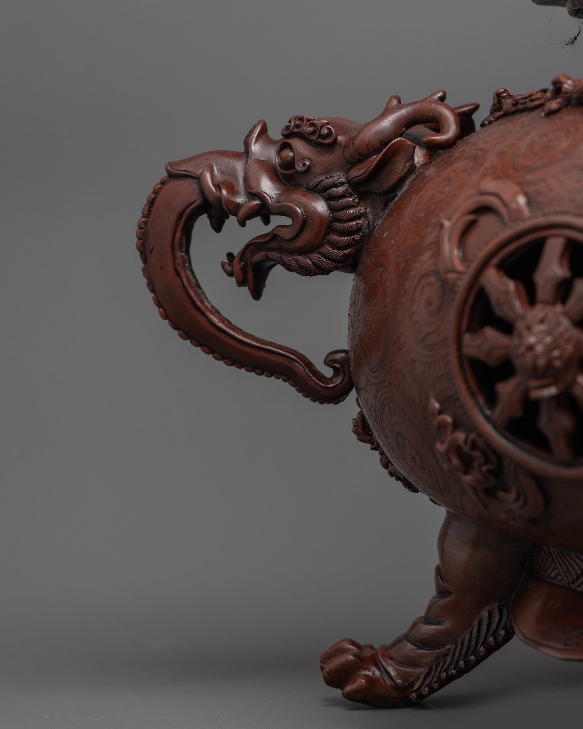 Oxidized Vajradhaka Statue | Spiritual Buddhist Decor from Nepal