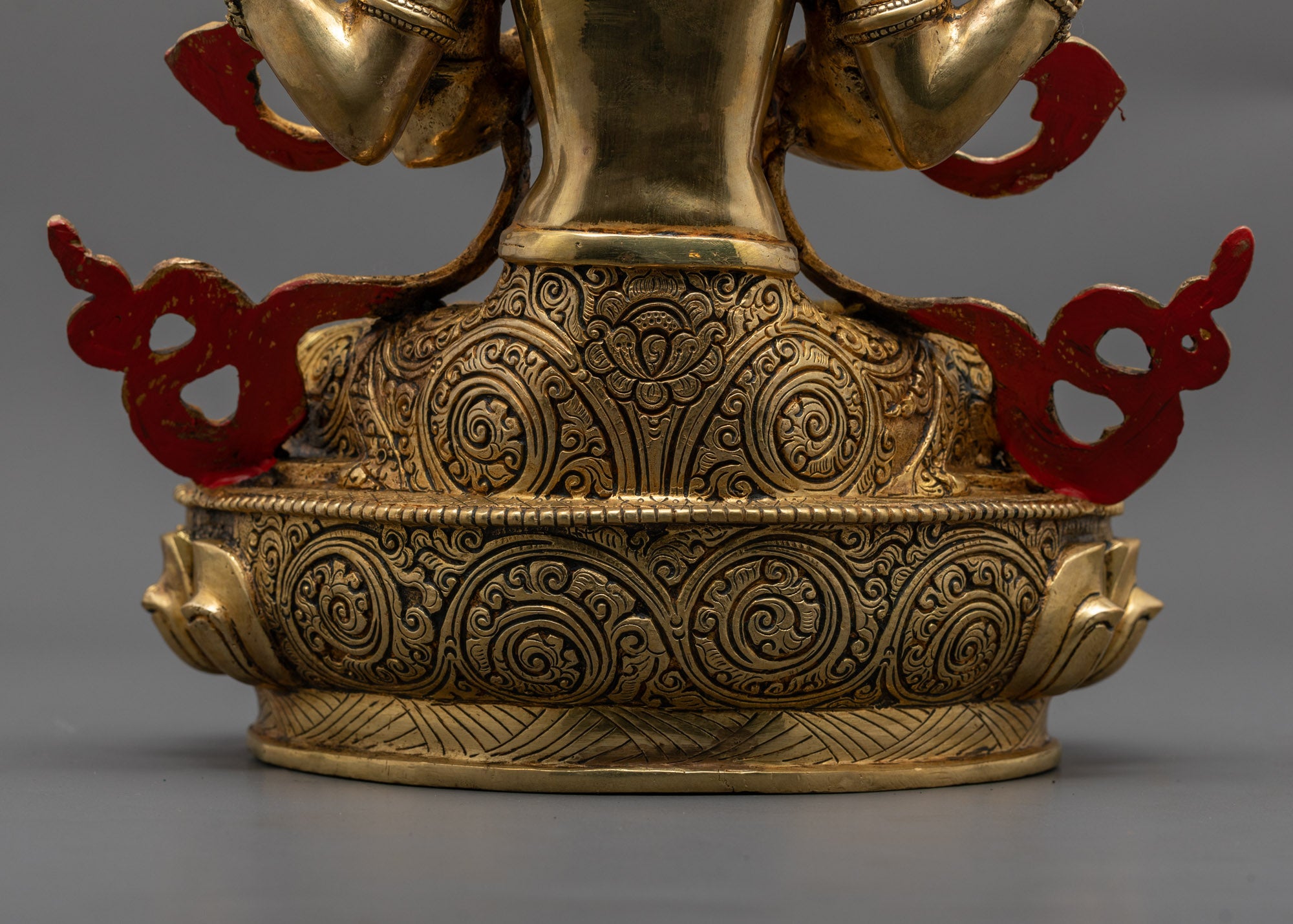 Detailed Avalokiteshvara Statue | Traditional Nepalese Artisan Craft