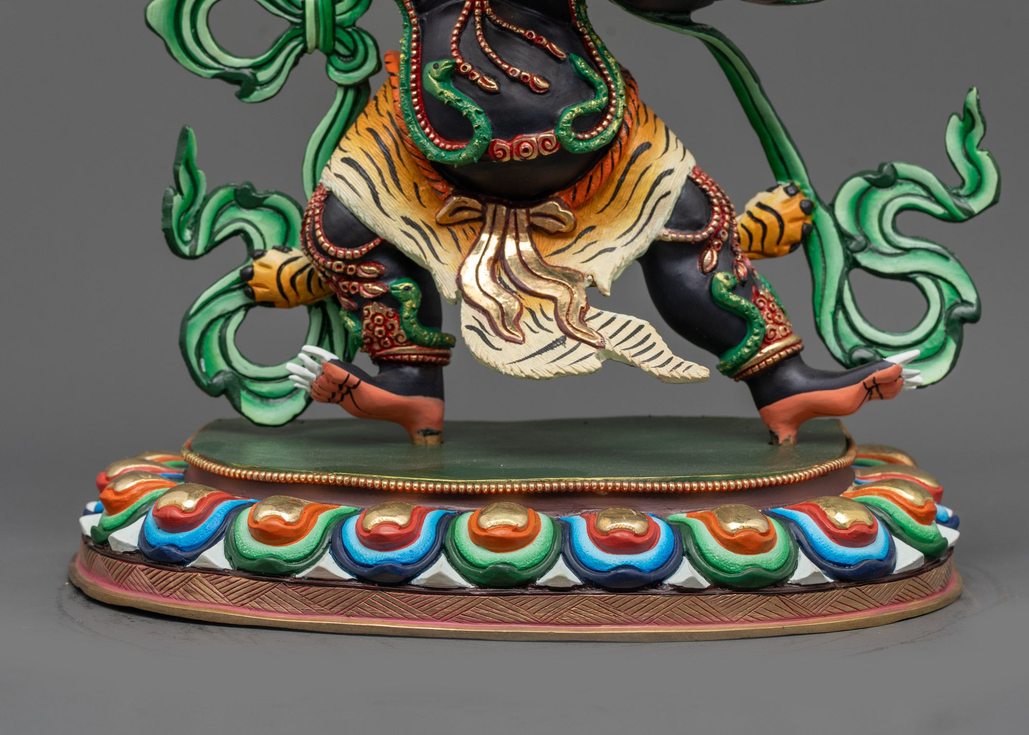 Wrathful Colored Manjushri Statue | Himalayan Sacred Art
