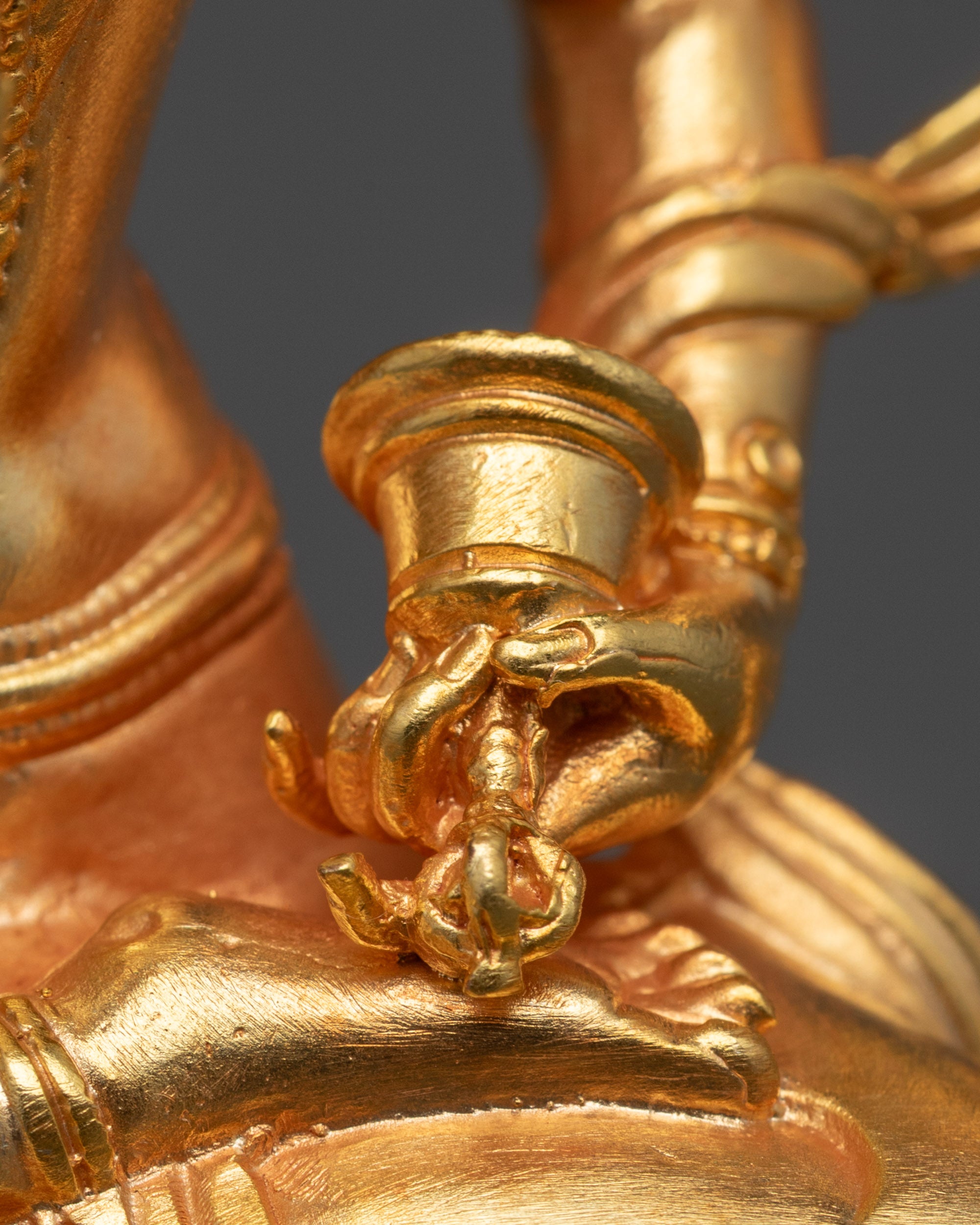 Machine-Crafted Vajrasattva Statue | Devotional Sculpture for Altar