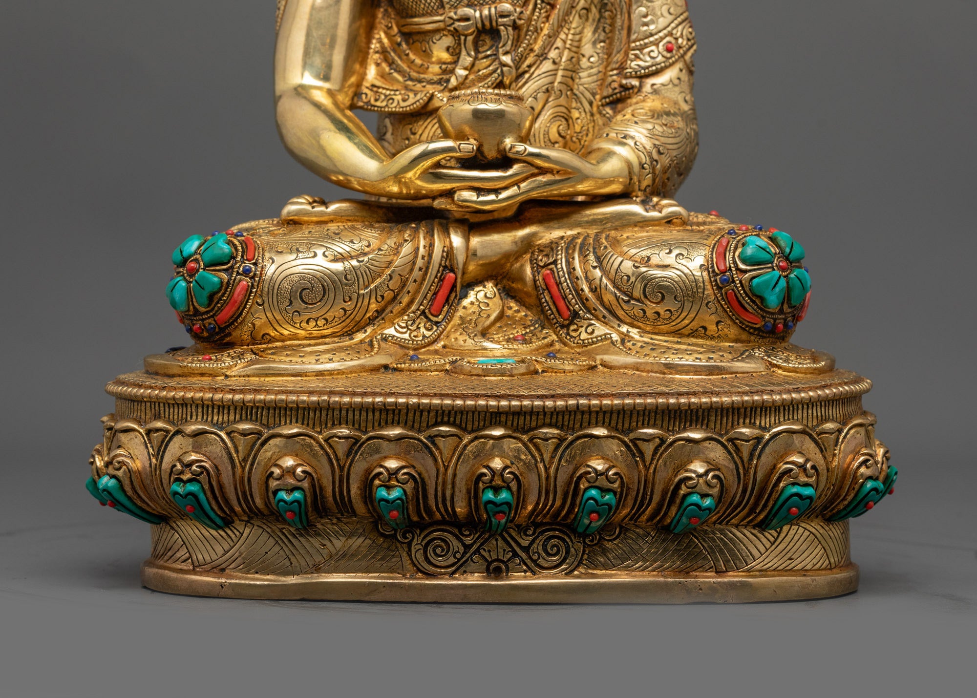 Artisan-Made Amitabha Buddha Statue | Traditional Buddhist Artwork