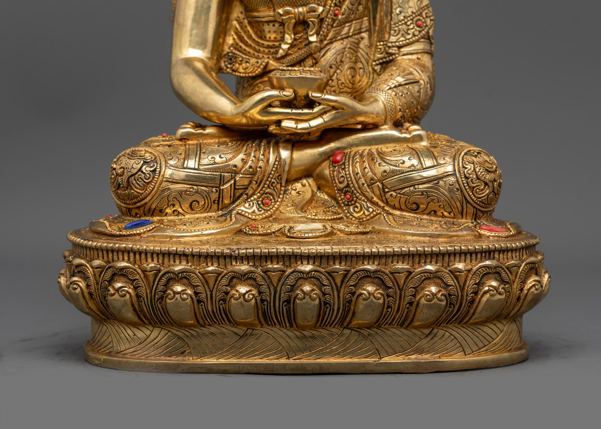 Tibetan Amitabha Buddha Statue | Traditional Nepalese Lost Wax Craft