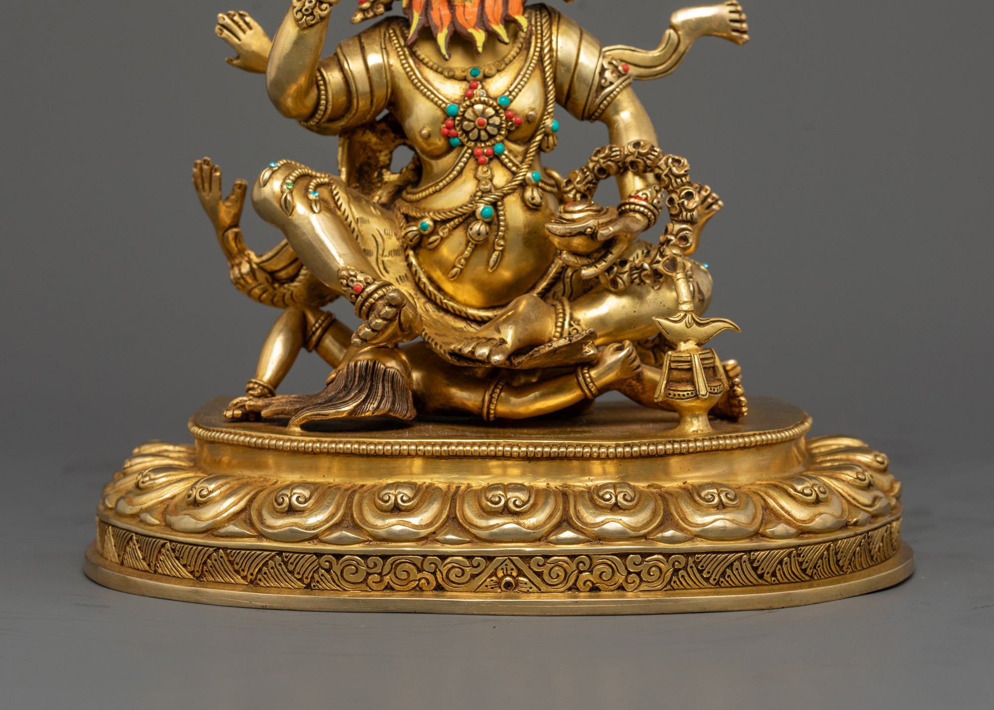 Brahmanrupa Statue | 24k Fire Gilded Copper Statue