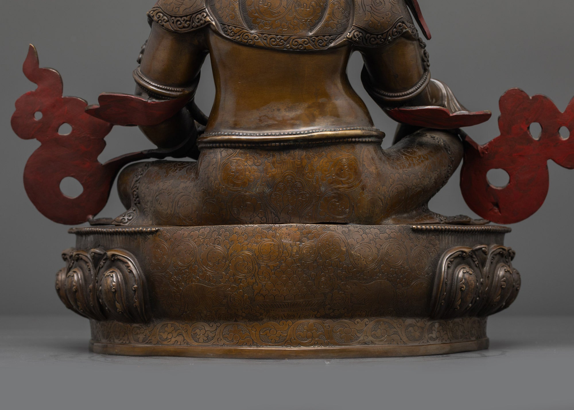Handcrafted Oxidized Dzambhala Statue | Traditional Tibetan Art