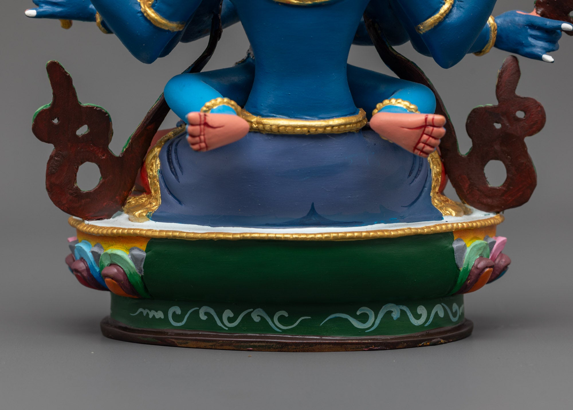 Guhyasamaja Consort Statue | Spiritual Copper Sculpture from Nepal