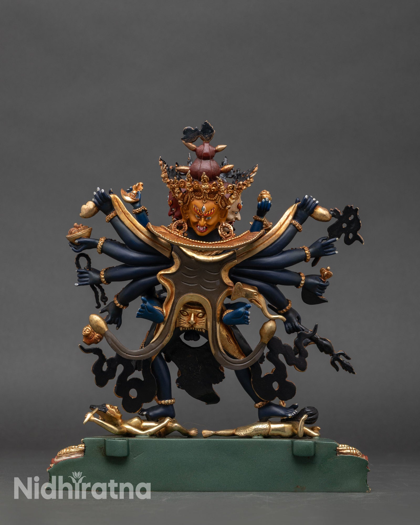 Chakrasamvara Statue with Consort | Yab-Yum Buddhist Sculpture
