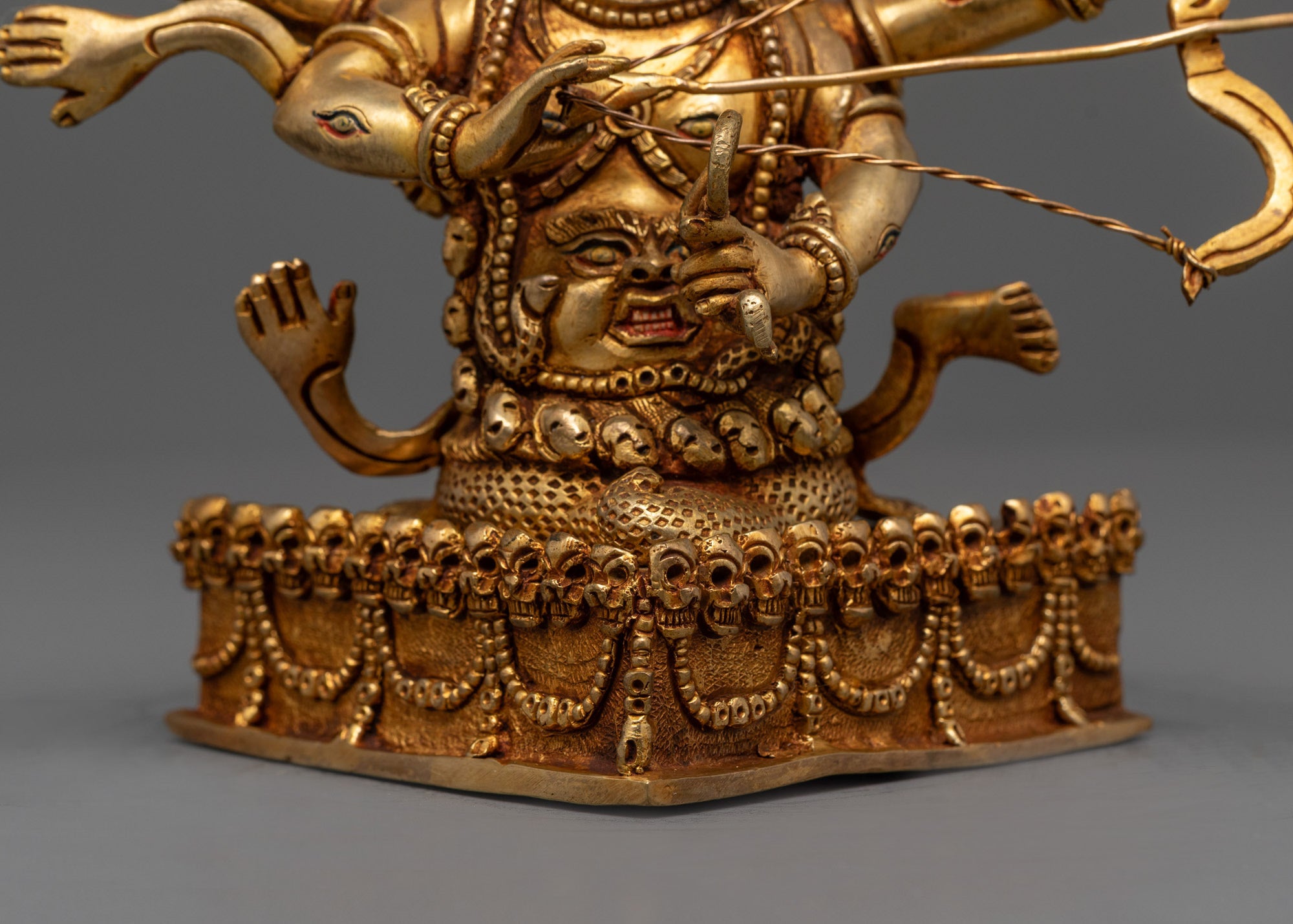 Fierce Rahula Statue | Hand-Carved Dharma Protector