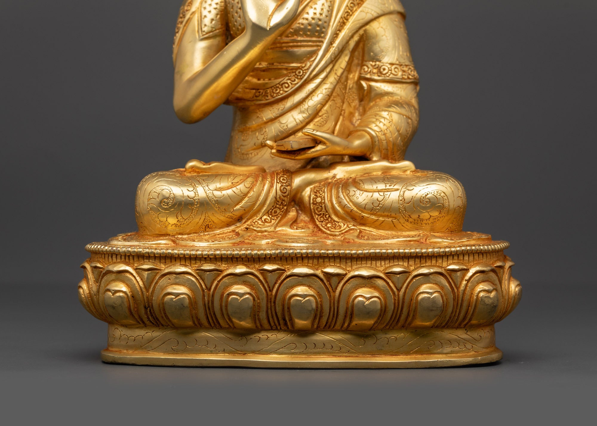 Lama Je Tsongkhapa Set | Handcrafted Buddhist Icons from Nepal