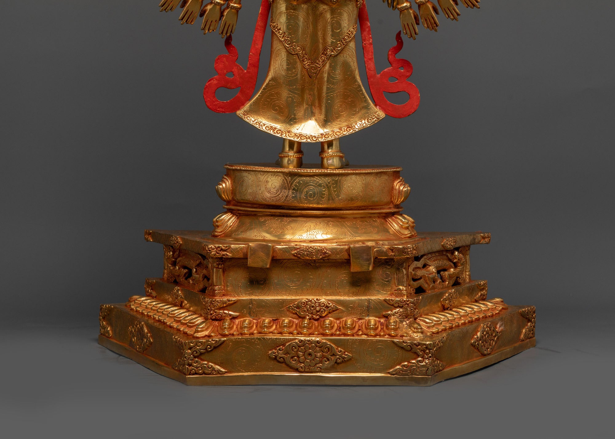 1000-Armed Guan Yin Sculpture | Traditional Nepalese Artwork