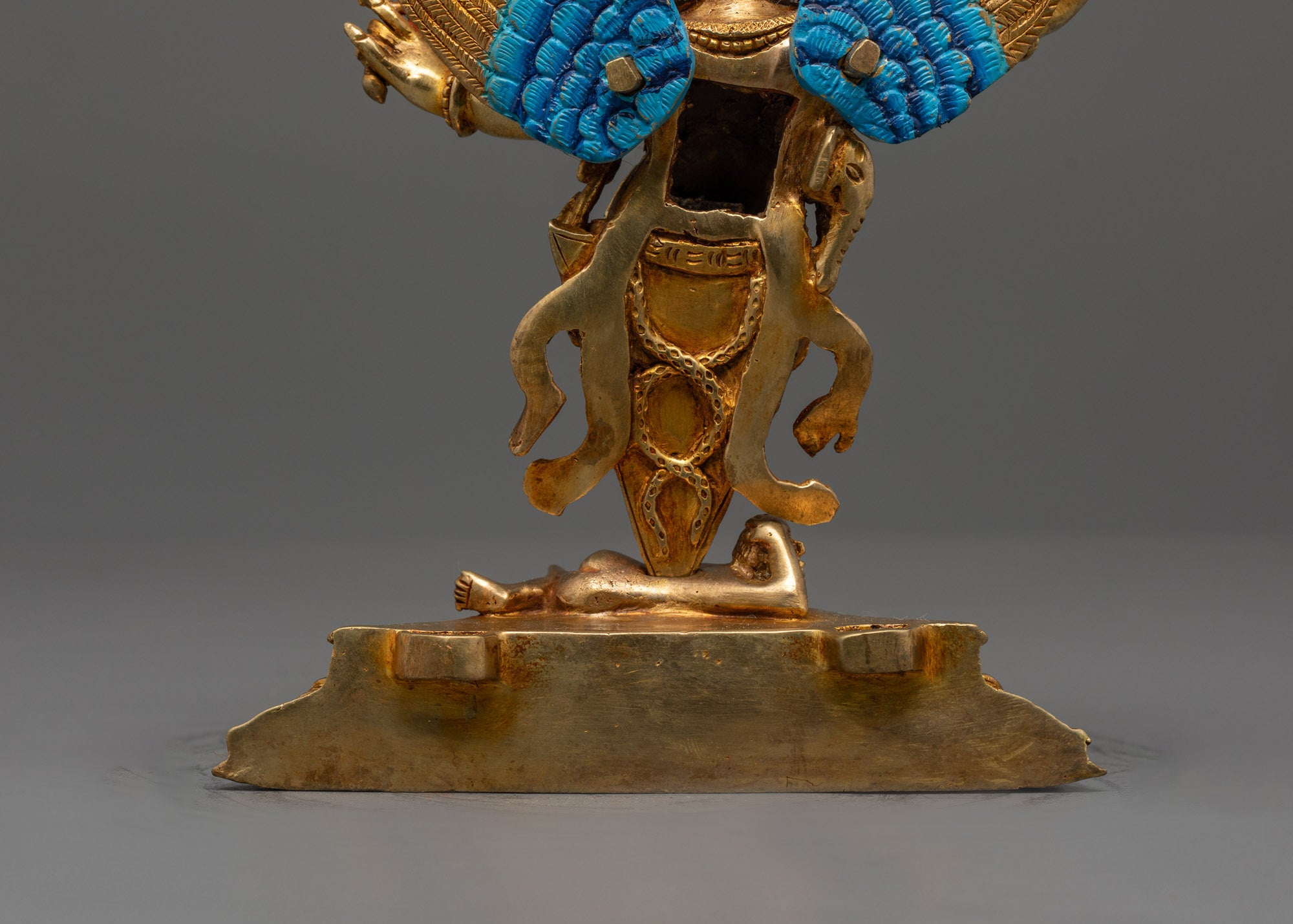 Nepalese Dorje Phurba Statue | Copper Vajrakilaya Sculpture