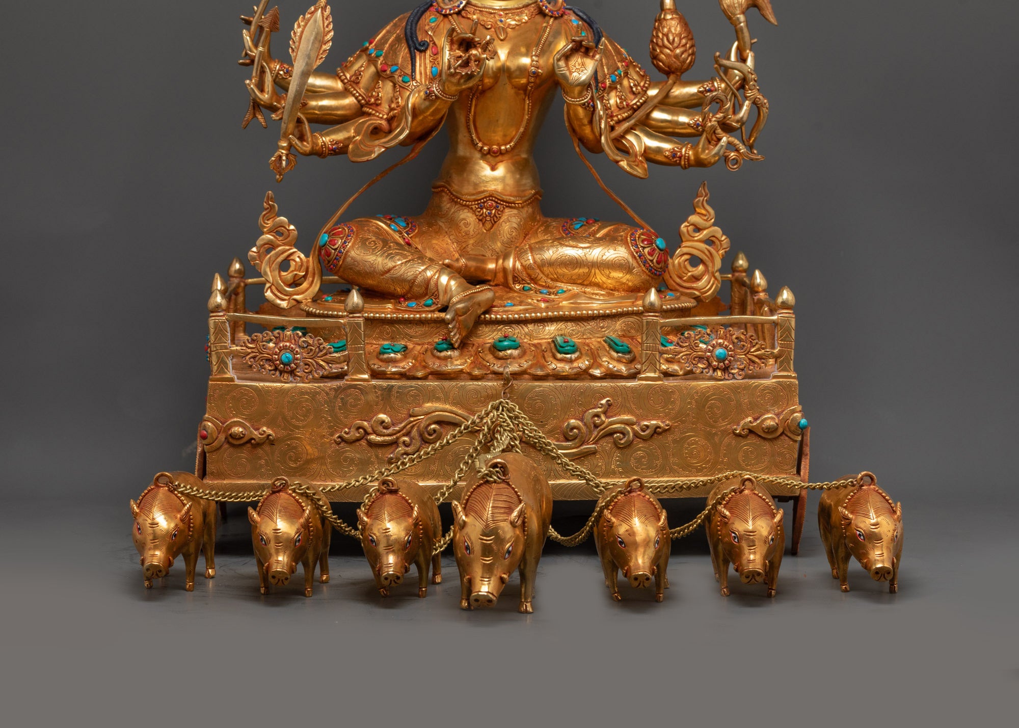 Goddess Marichi Statue | Handmade Buddhist Sculpture from Nepal