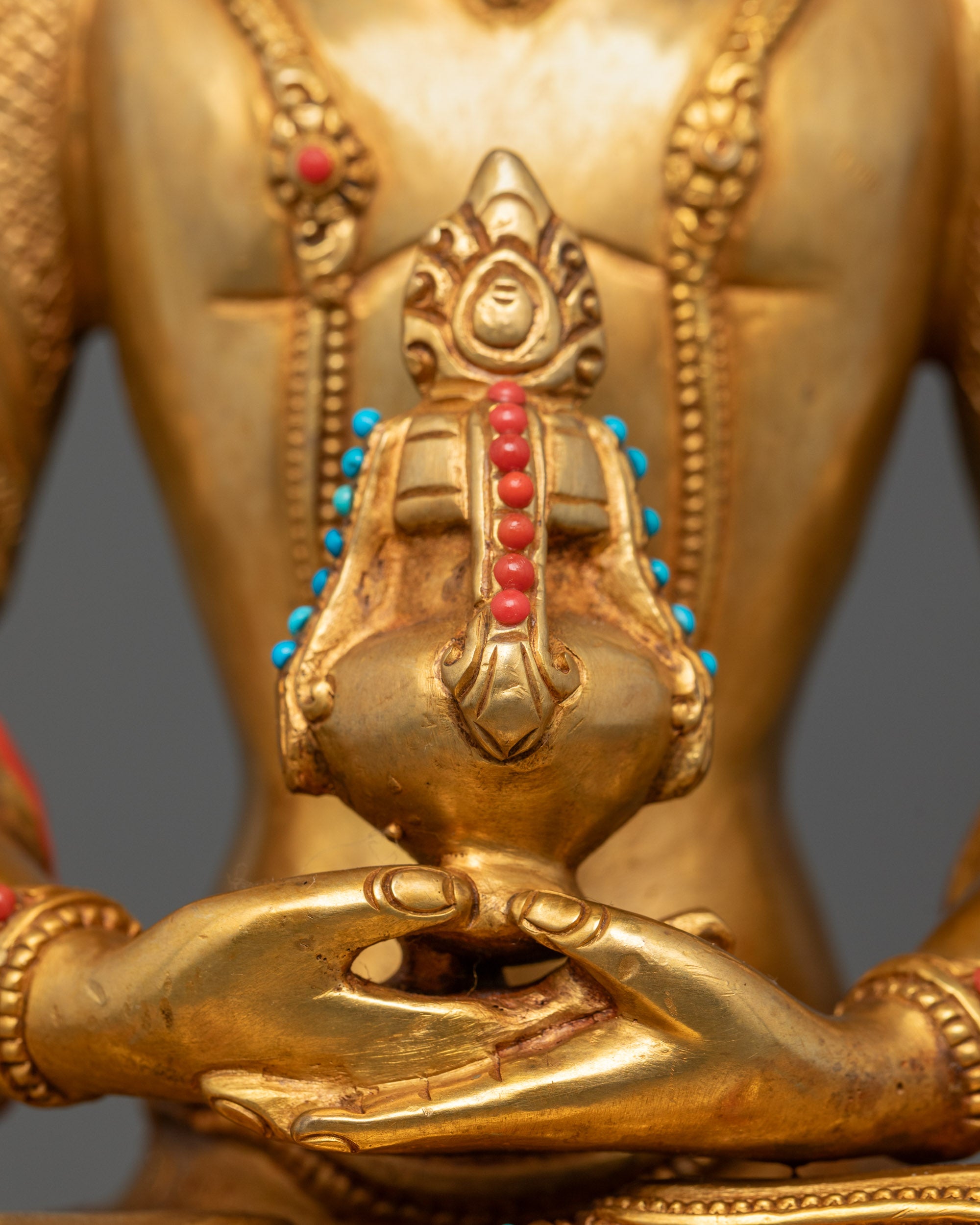 Amitayus Statue with Jewel Vase | Blessings of Longevity