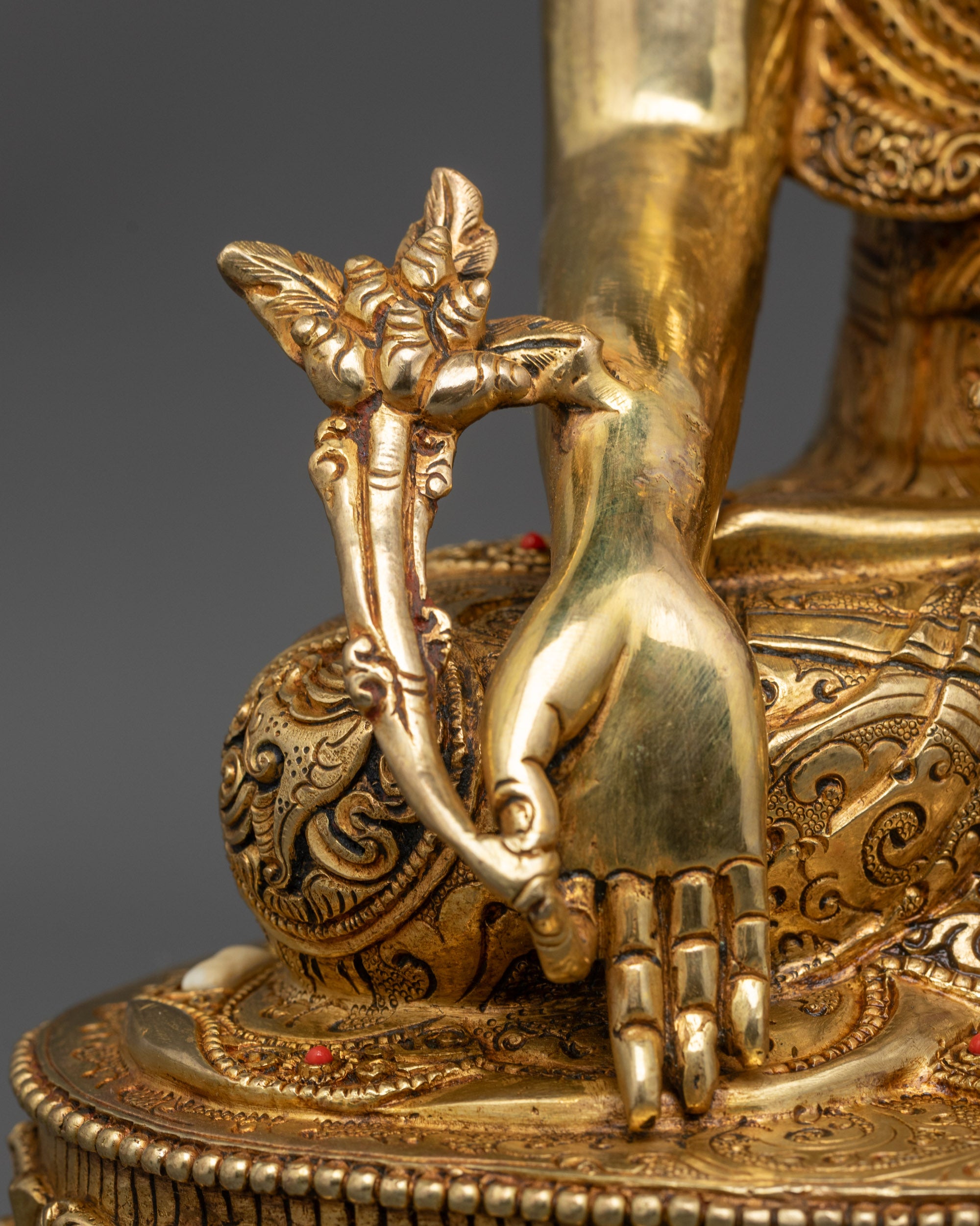Detailed Medicine Buddha Sculpture | Exquisite Healing Statue for Altar