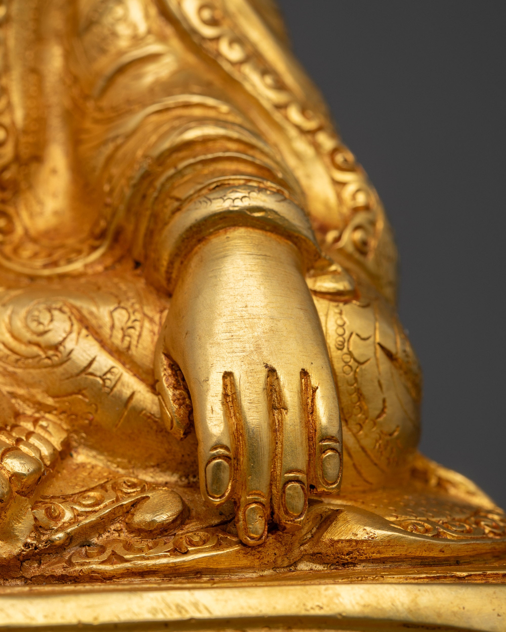 Buddhist Master Marpa Statue | Lost Wax Casted Statue from Nepal