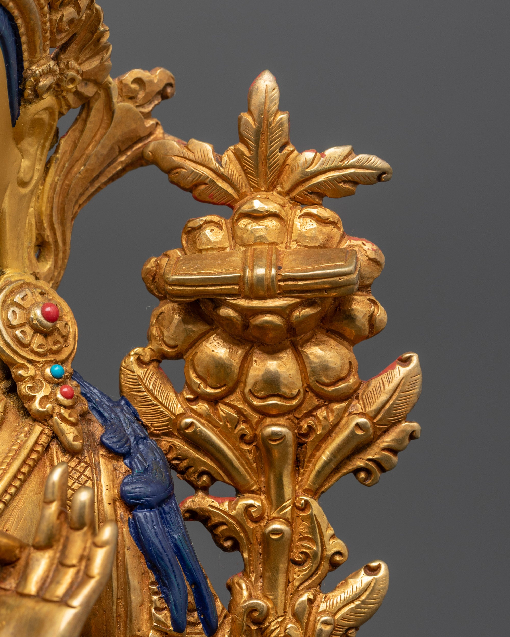 Traditional Manjushri Statue | Traditional Himalayan Handmade Art