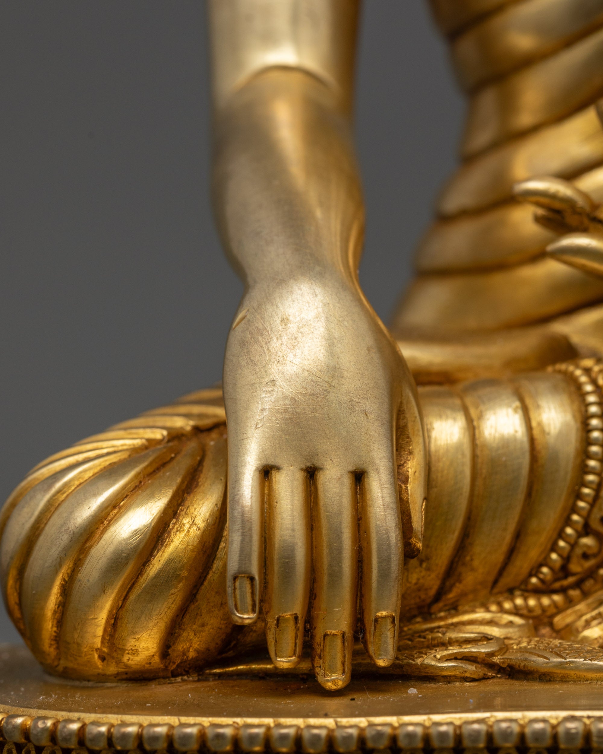 Enlightened Shakyamuni Buddha Statue | Spiritual Decor from Nepal