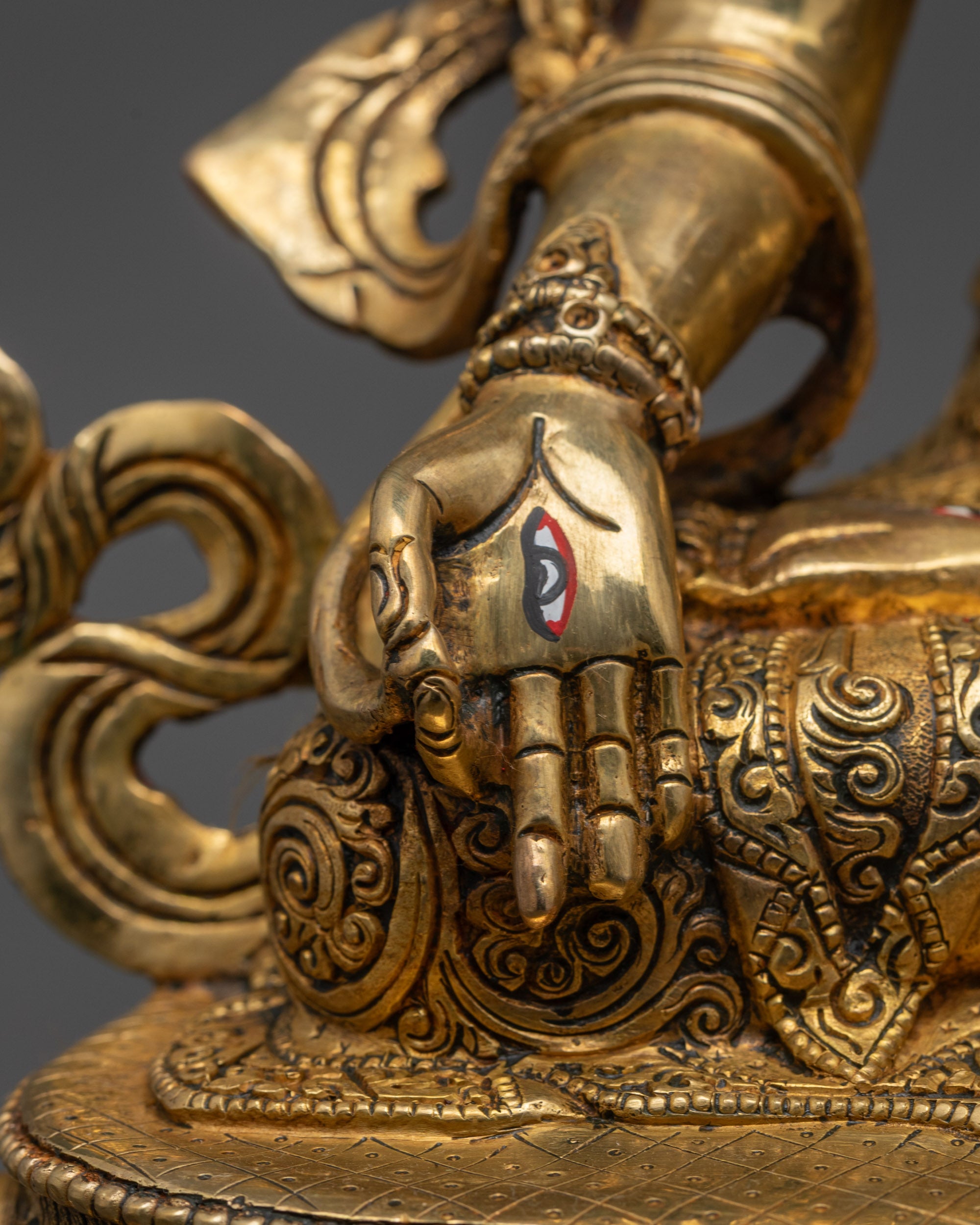 Nepalese White Tara Sculpture | Peaceful Buddhist Goddess Figure