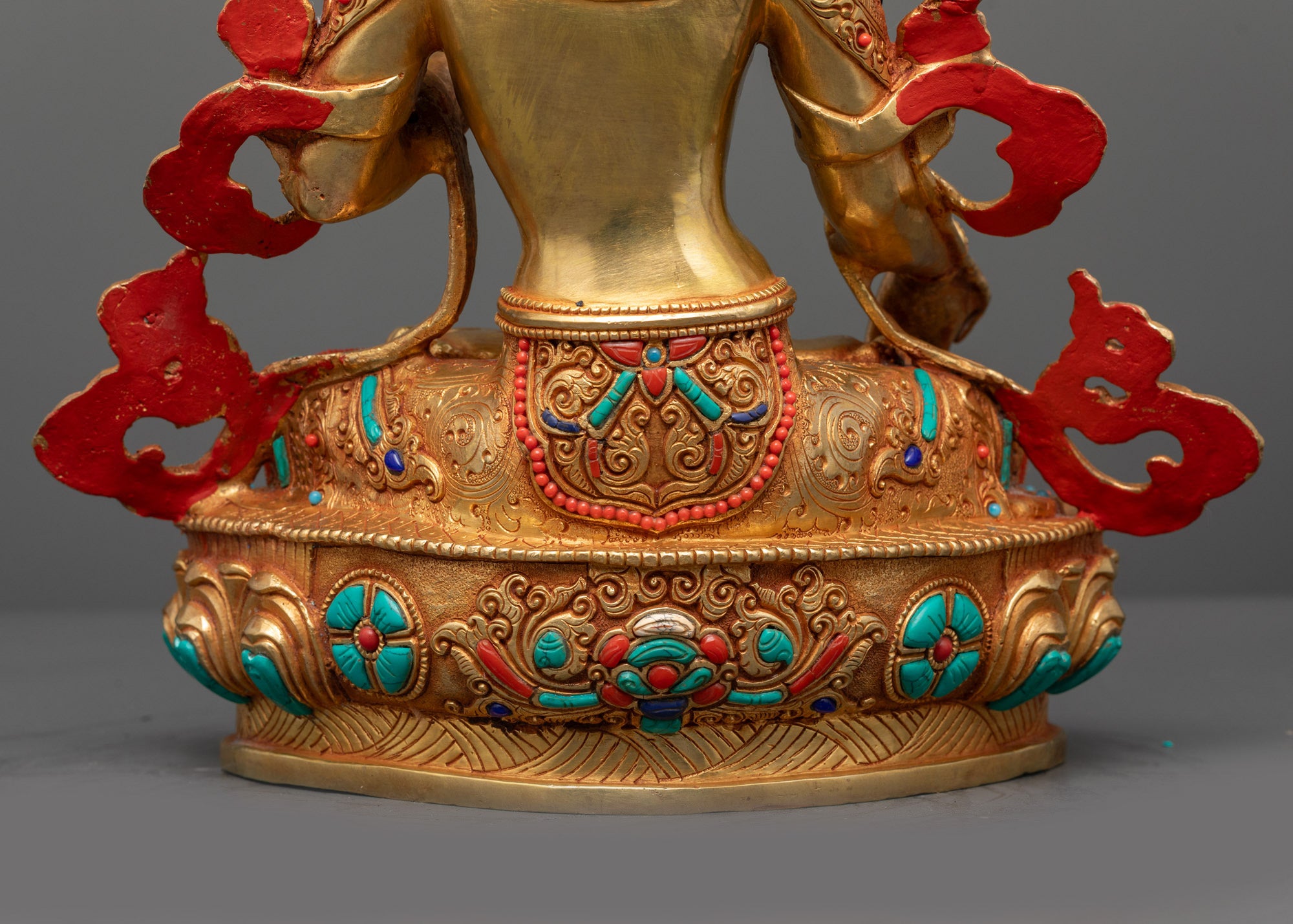 Seven Eyed White Tara Statue | Tibetan Buddhist Healing