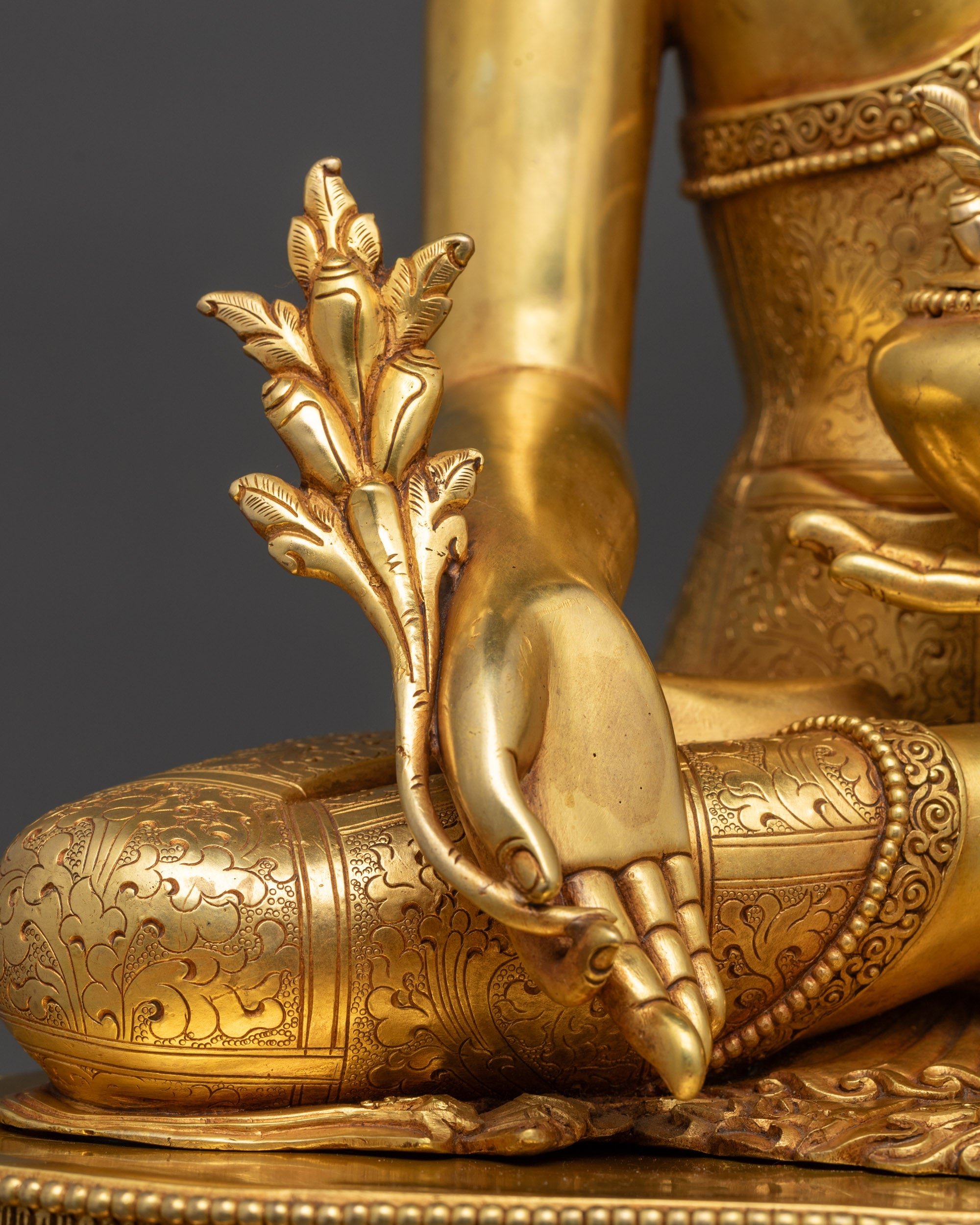 Healing Bhaisajyaguru Buddha Statue | Traditional Nepalese Handcraft