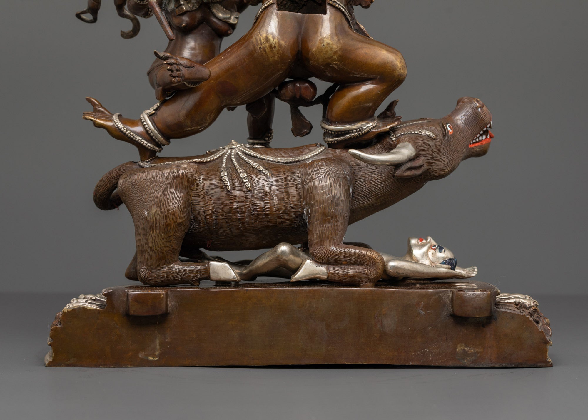 Premium Yamantaka with Consort Statue | Handcrafted Protector Deity