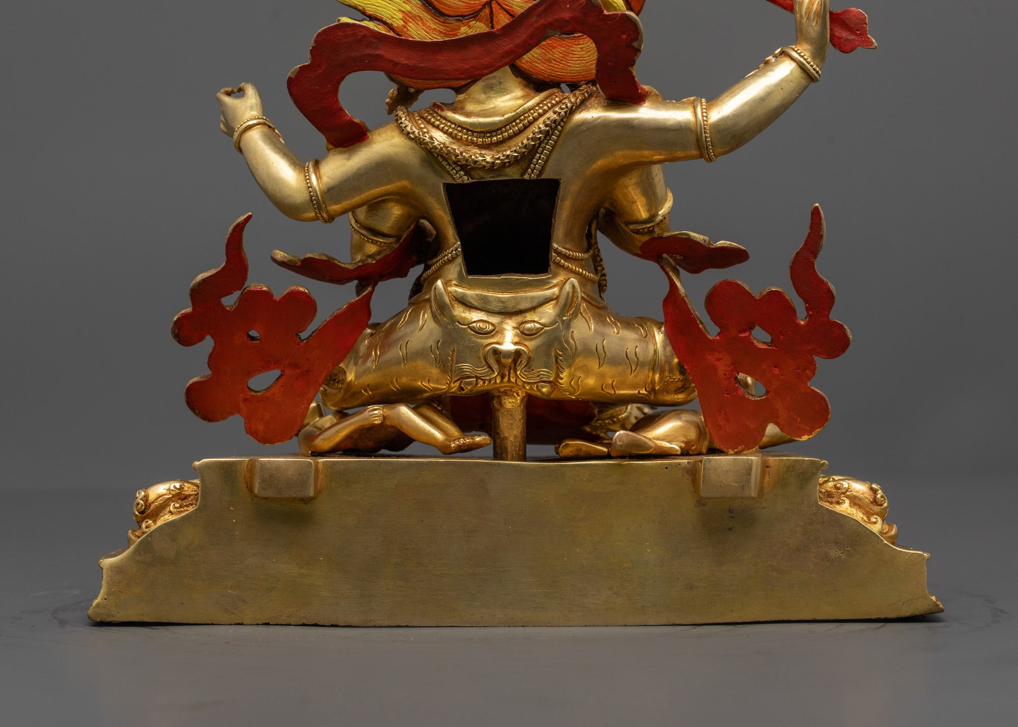 4 Armed Mahakala Statue | Handmade Protector God