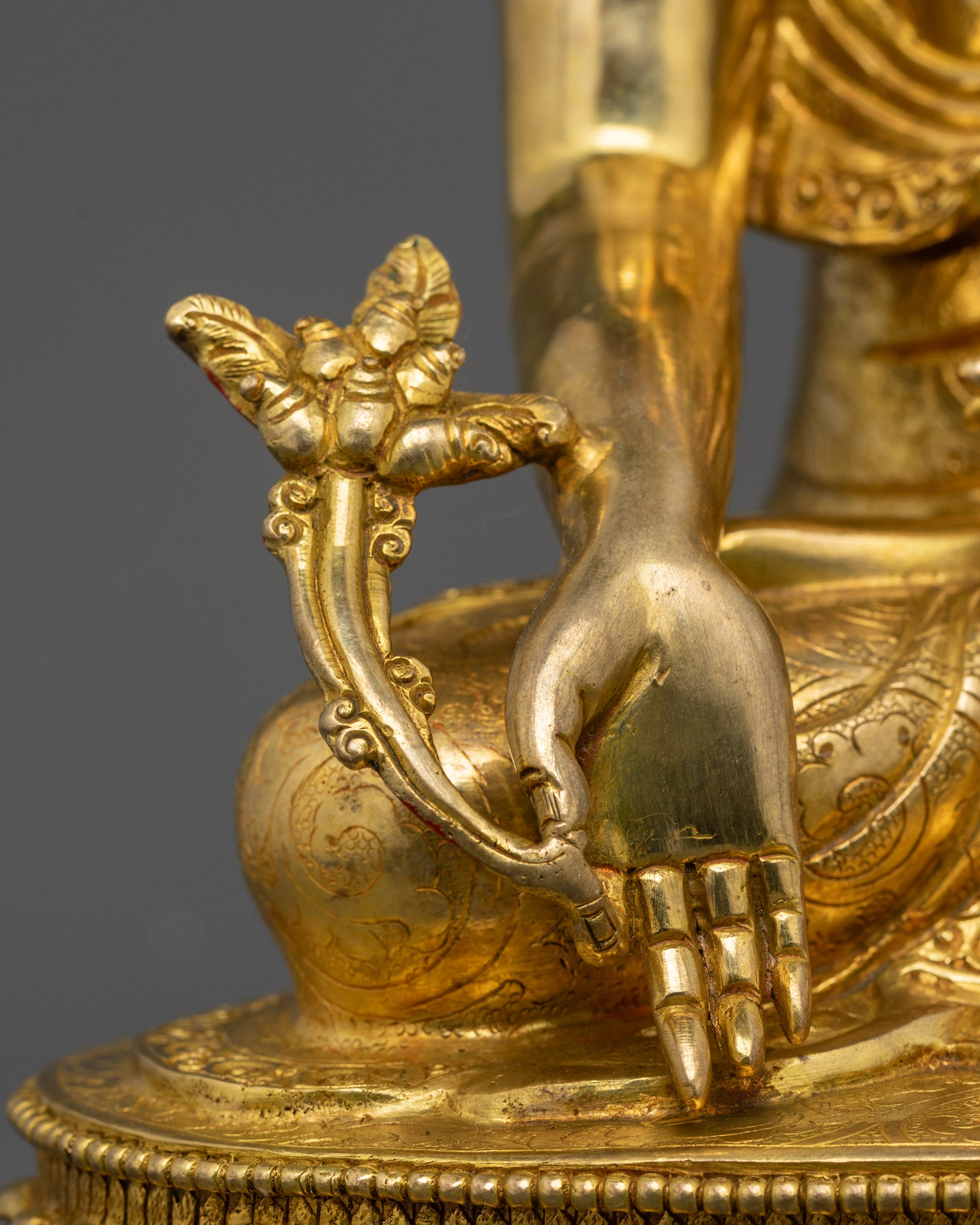 Medicine Buddha Statue | Traditional Tibetan Buddhist Sculpture
