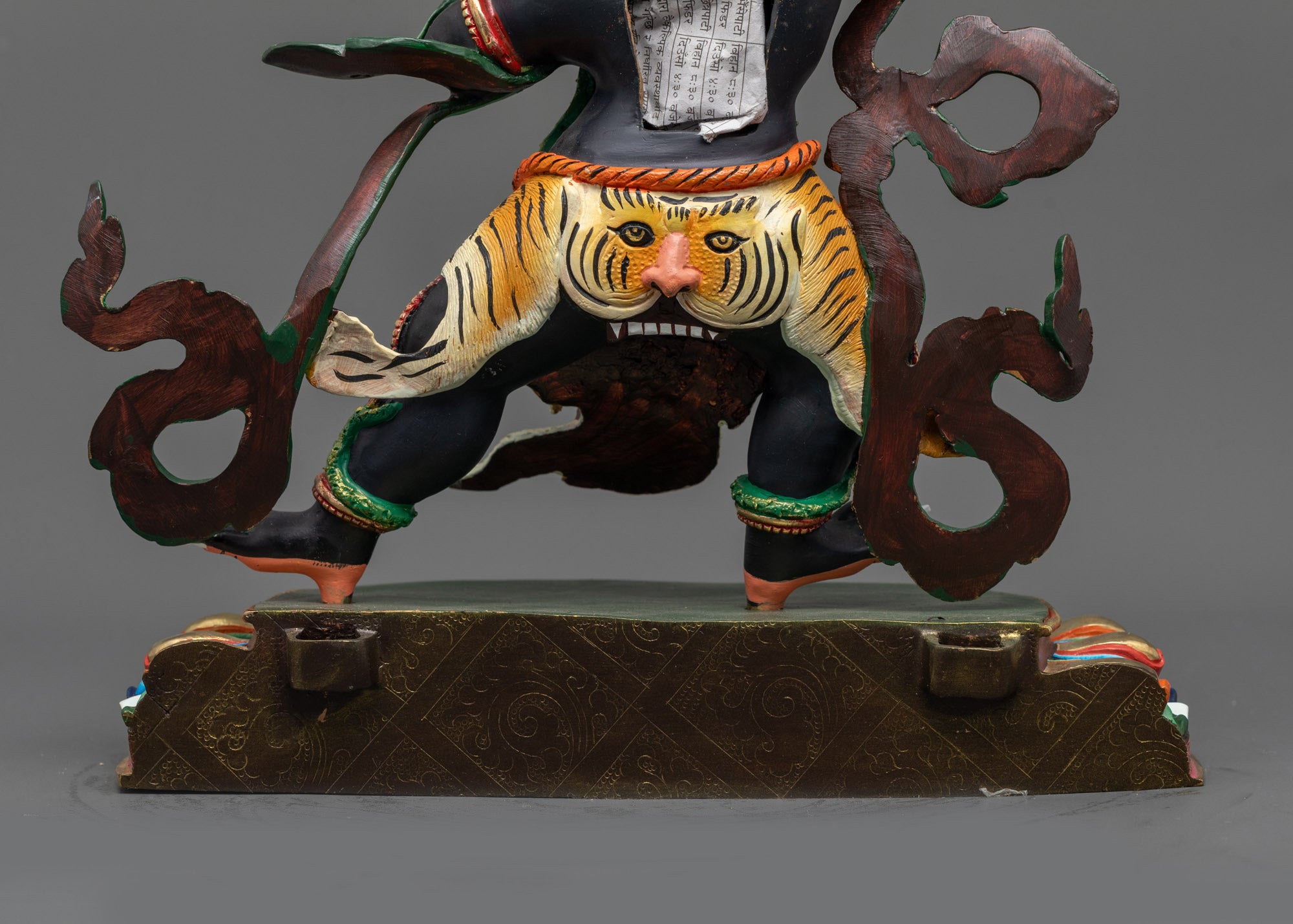 Wrathful Colored Manjushri Statue | Himalayan Sacred Art