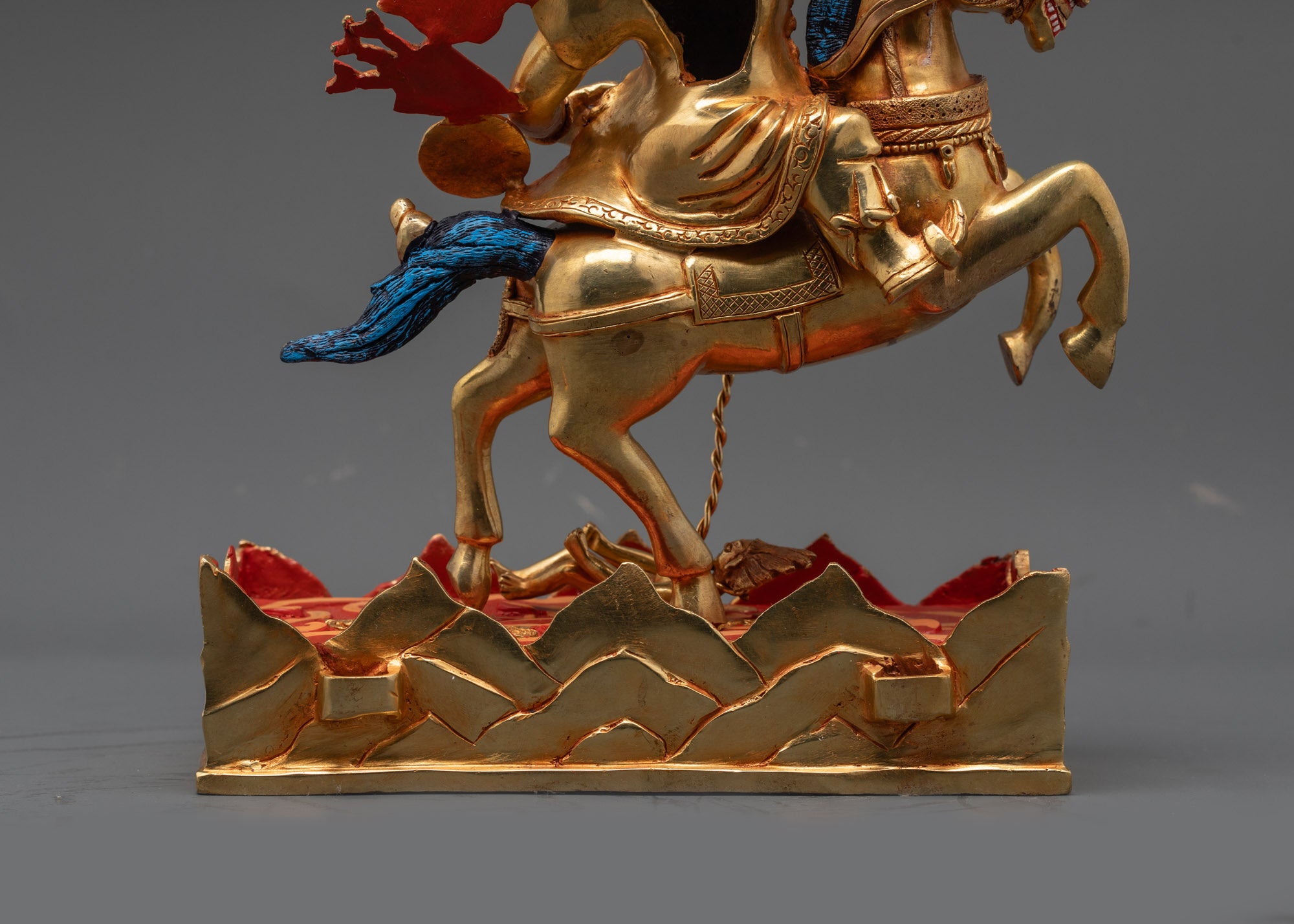 Tsengo Rolpa Chudan Statue | Handcrafted Buddhist Sculpture from Nepal