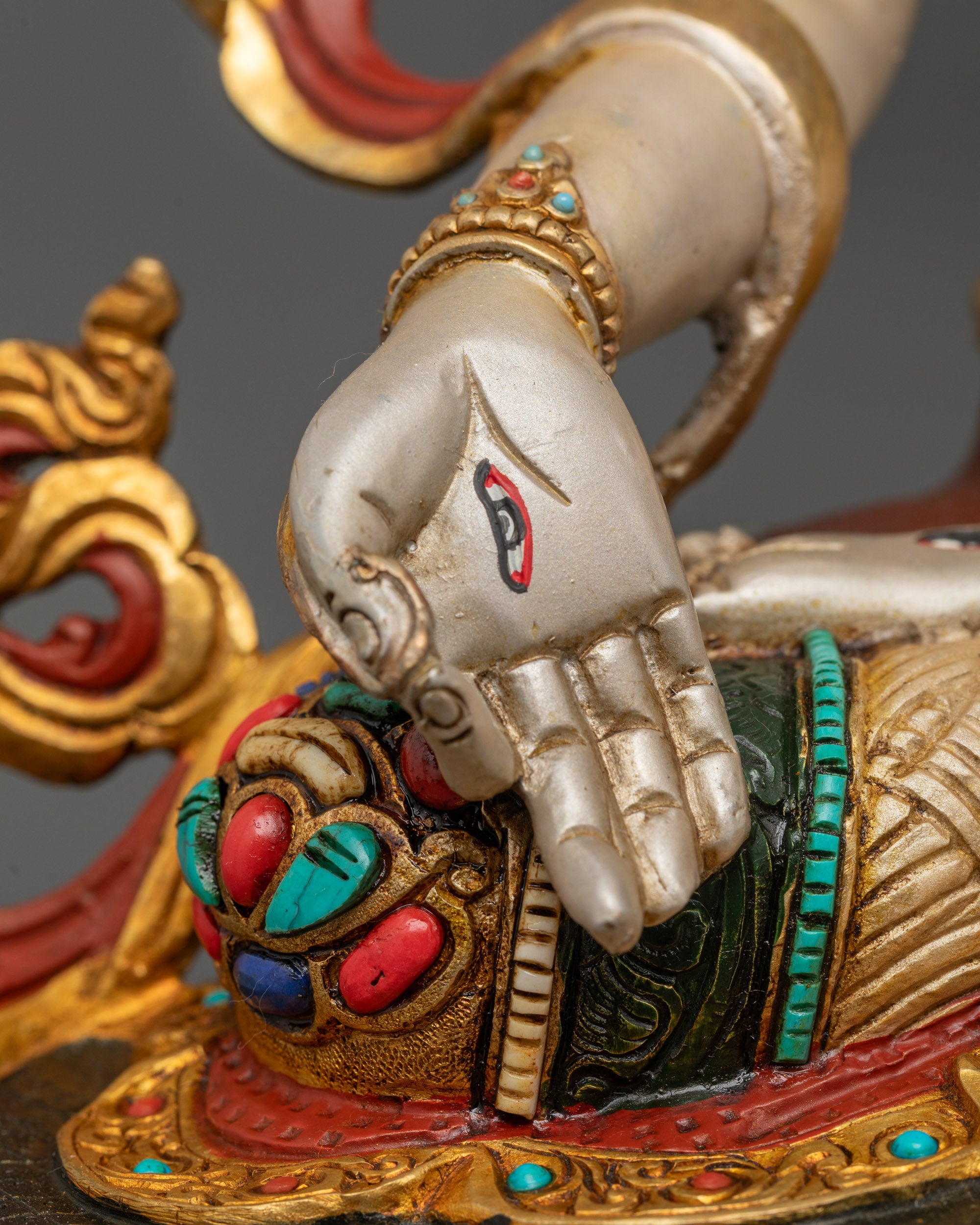 White Tara Statue | Authentic Tibetan Buddhist Art