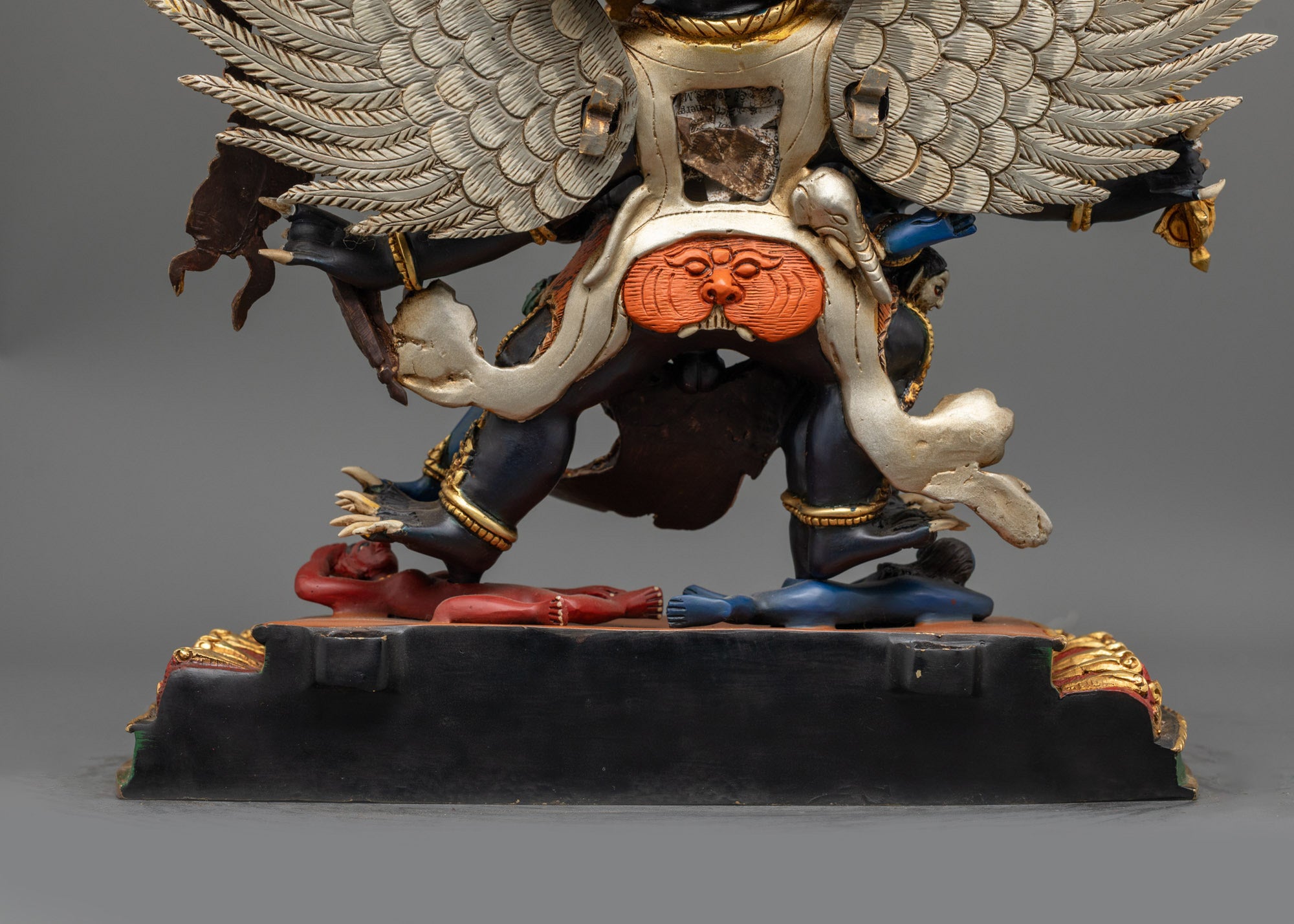 Divine Vajrakilaya Yab-Yum Statue | Tibetan Buddhist Ritual Artwork