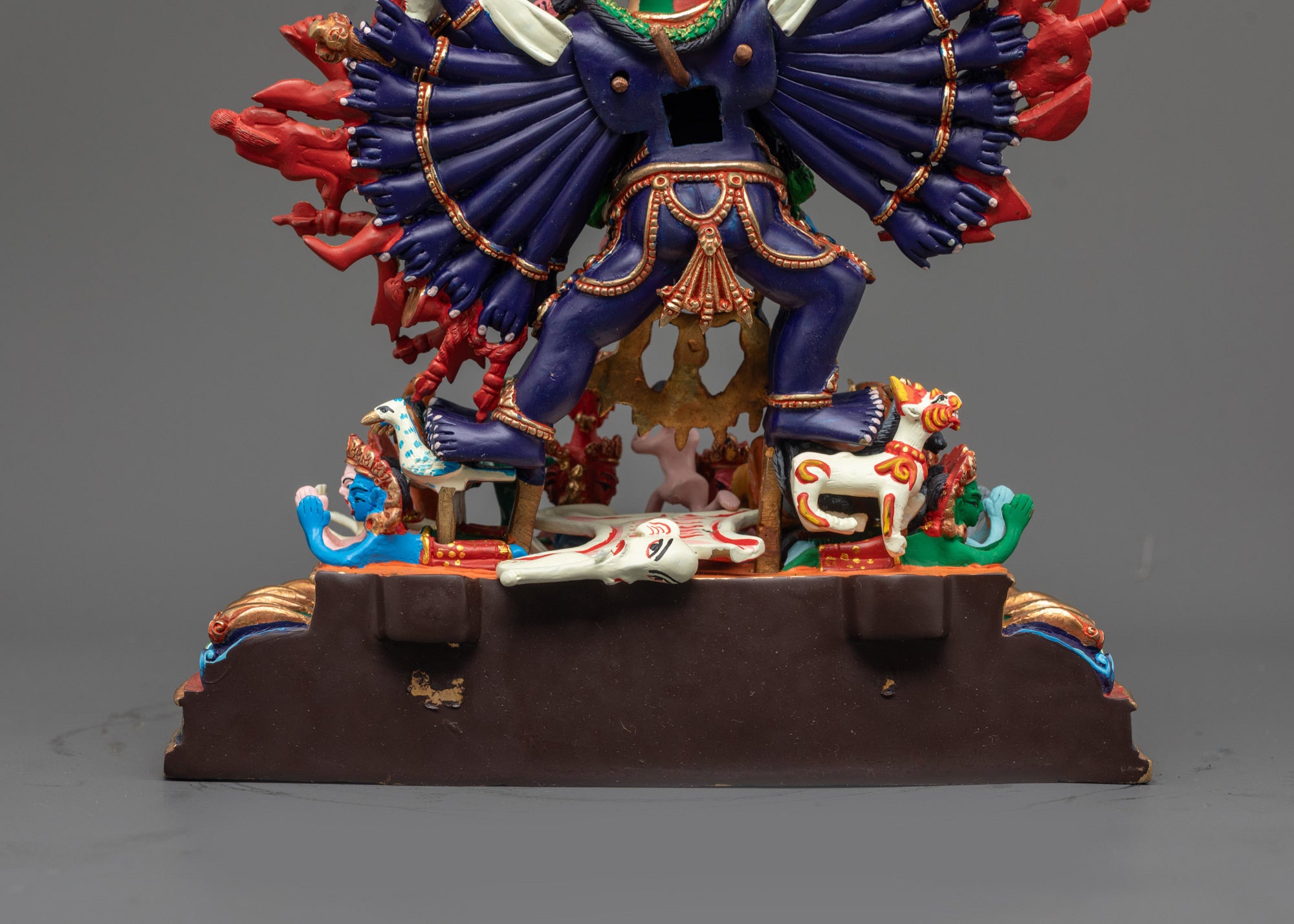 Nepalese Yamantaka Statue | Authentic Buddhist Protector