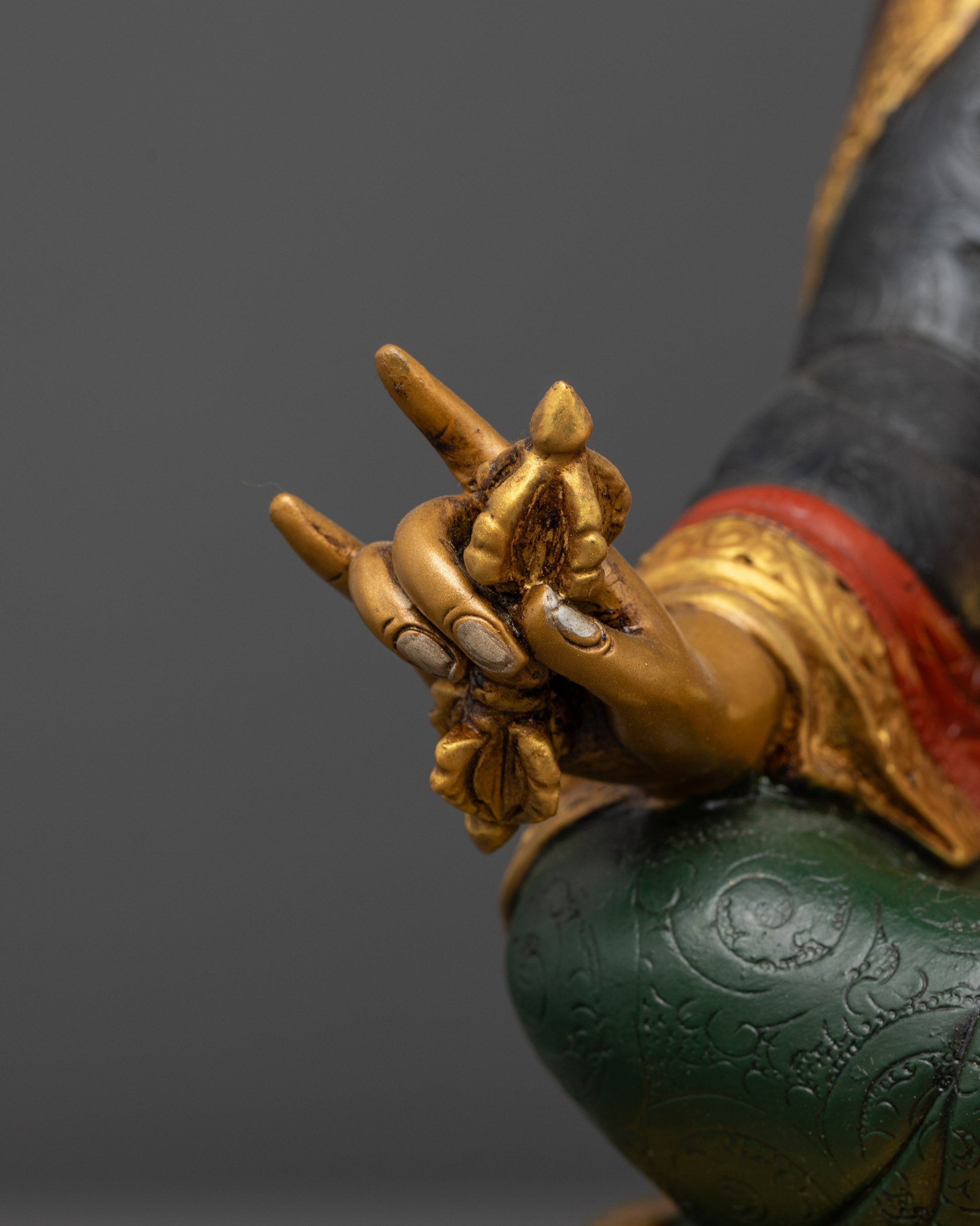 Himalayan Guru Padmasambhava Statue | Traditional Nepalese Artwork