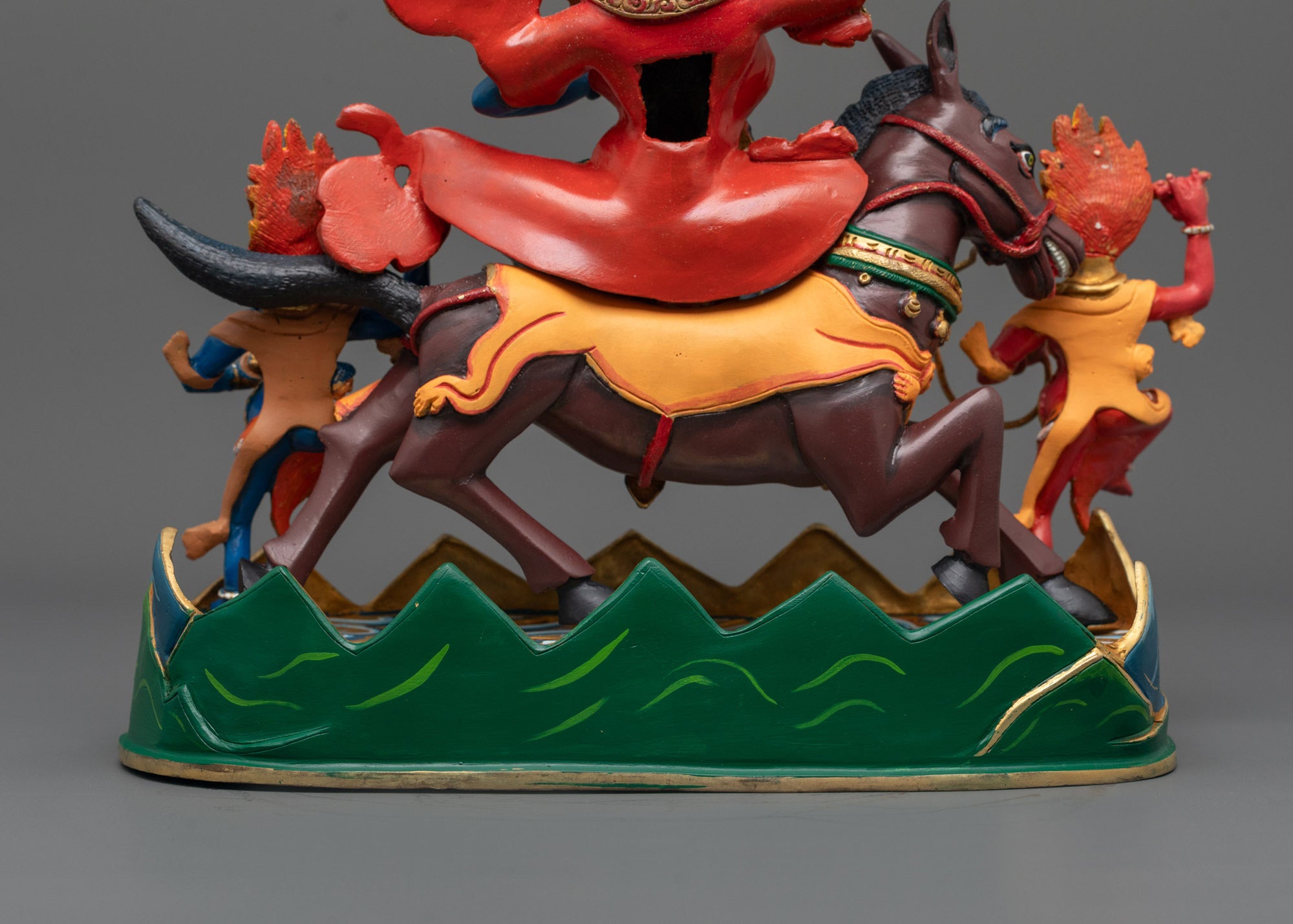 Shop Tibetan Palden Lhamo Riding Mule Statue