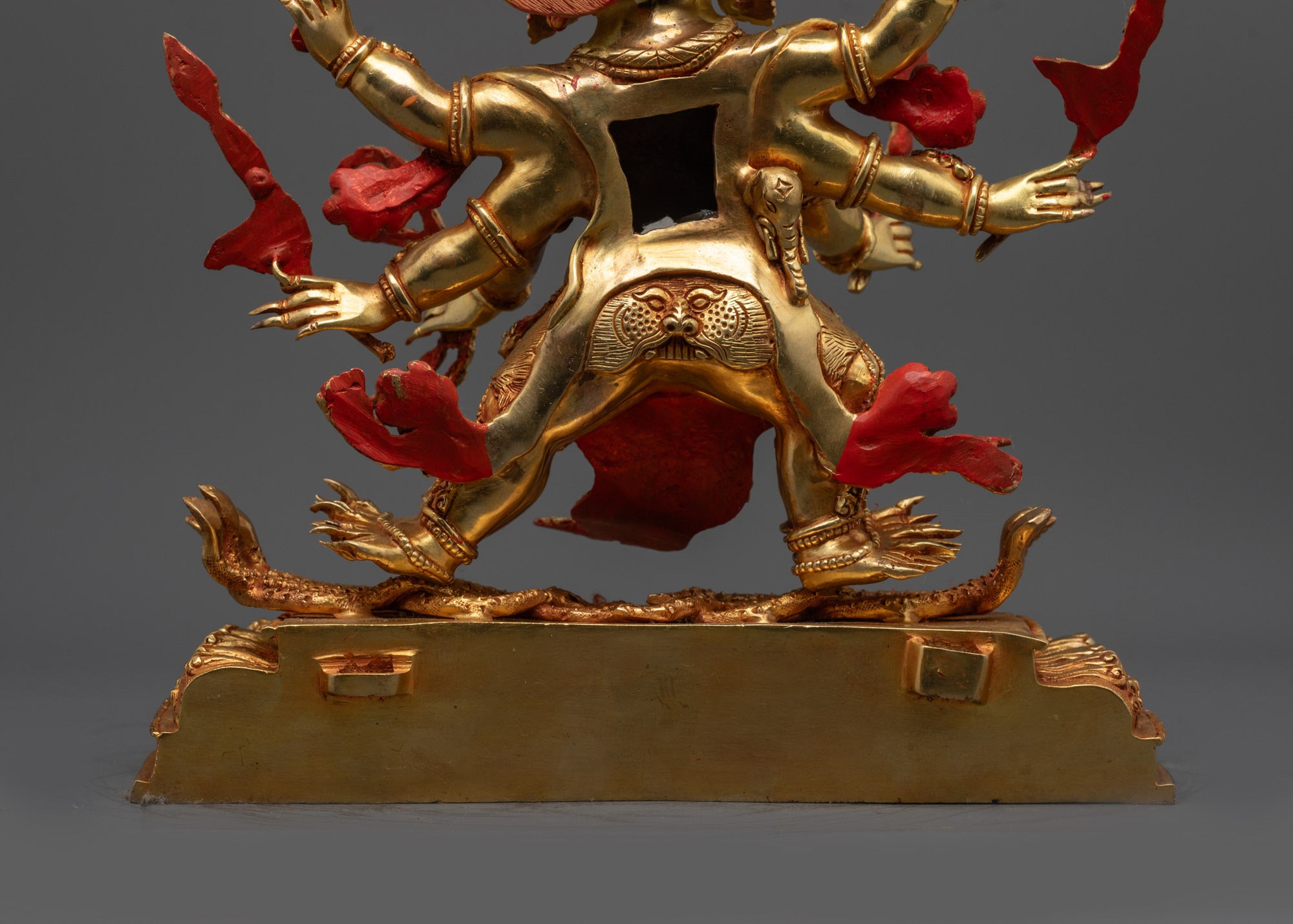 Wrathful Dharmapala Statue | Artisan-Crafted Himalayan Spiritual Art