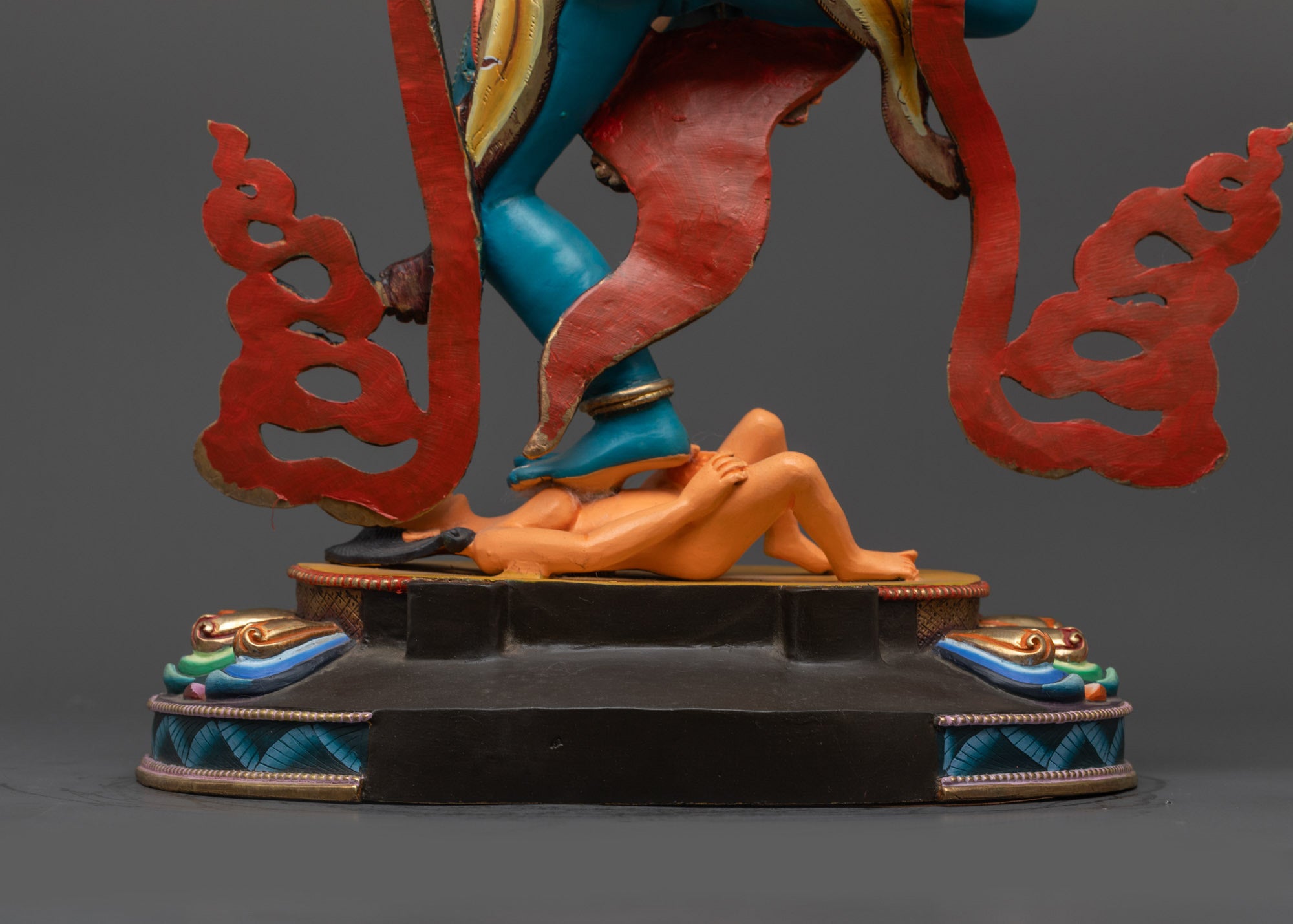 Lion-headed Simhamukha Statue | Himalayan Statue of Fierce Dakini