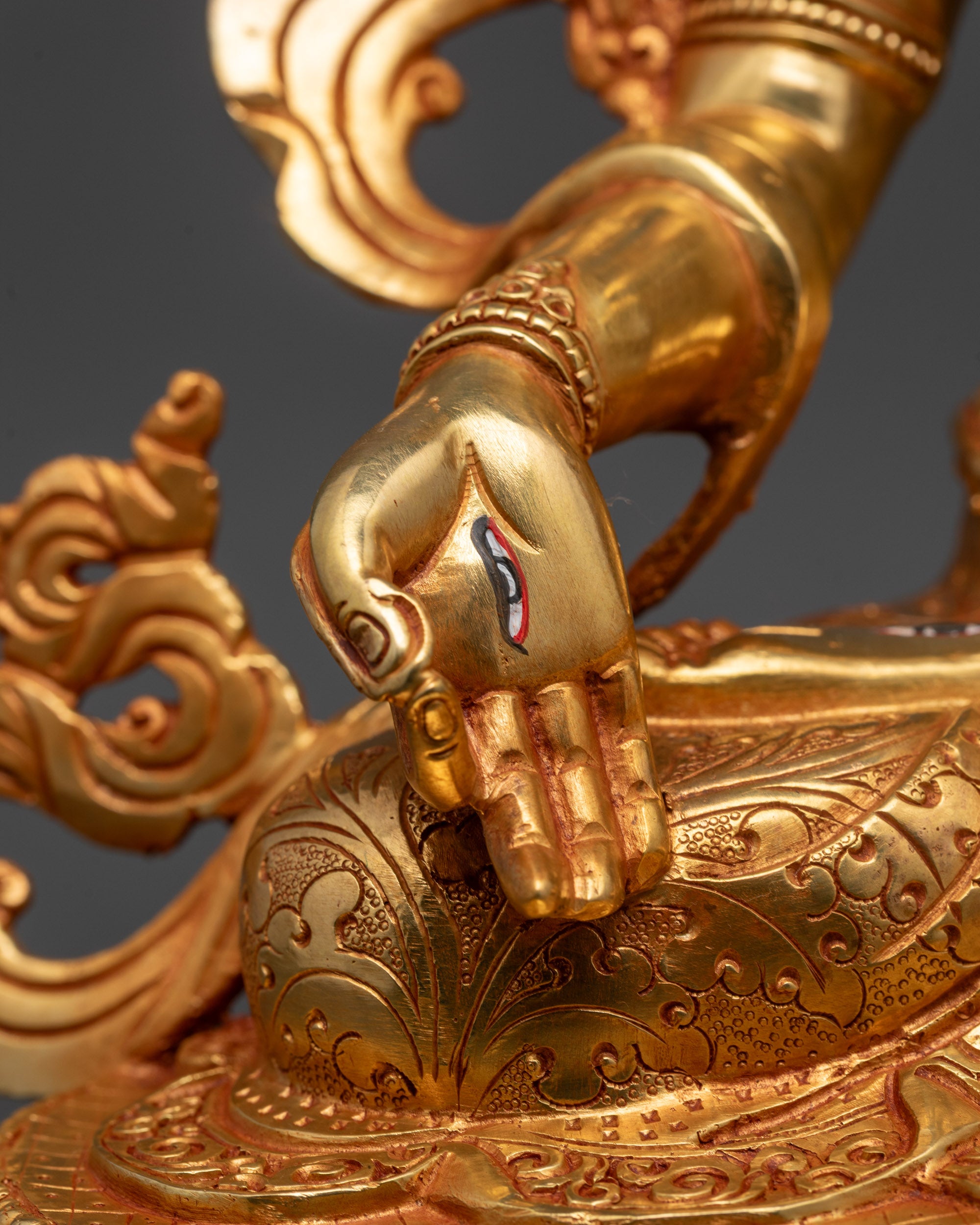 Handcrafted White Tara Sculpture | Spiritual Statue for Home Altar