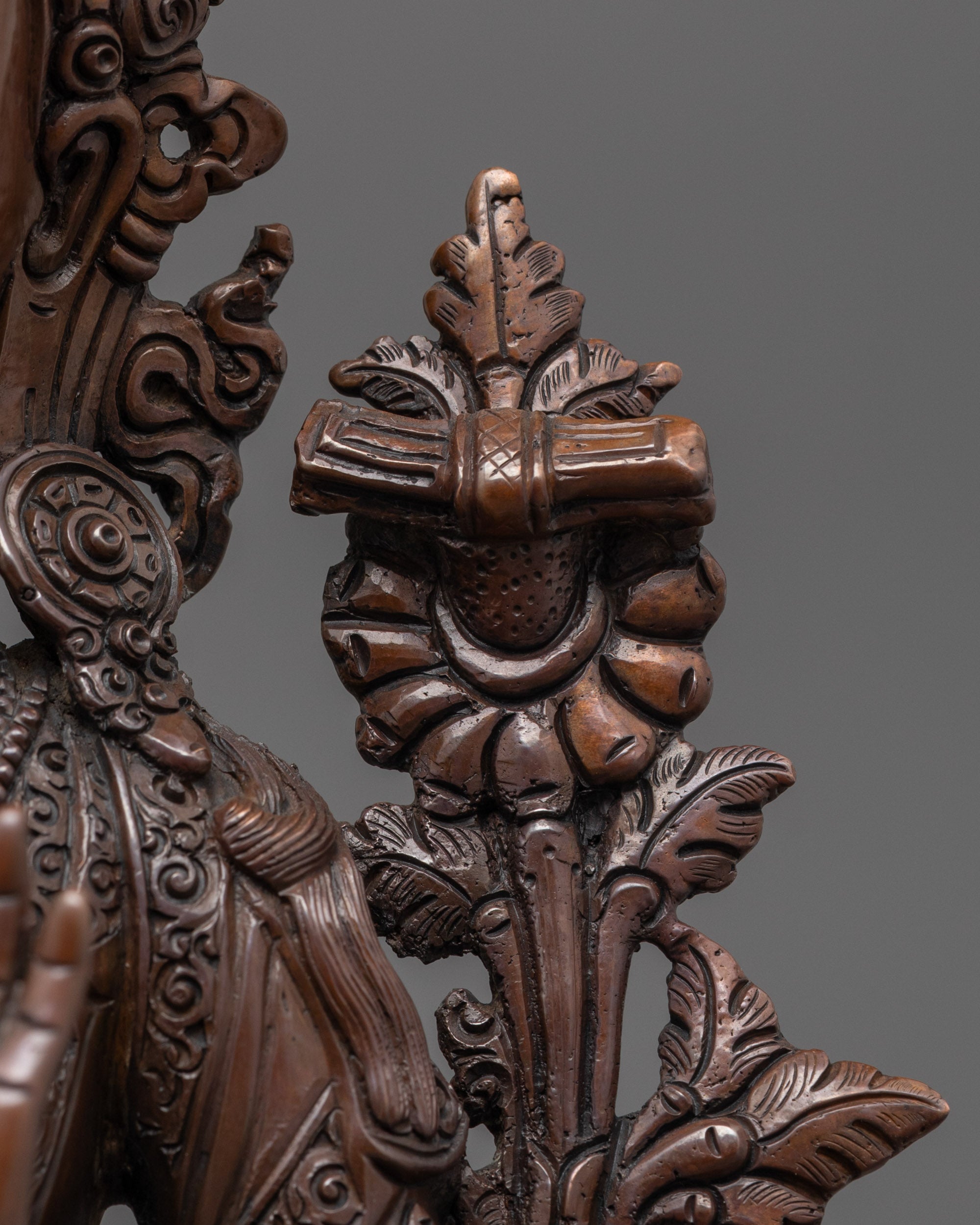 Authentic Hand-Carved Manjushri Statue | Timeless Himalayan Craft