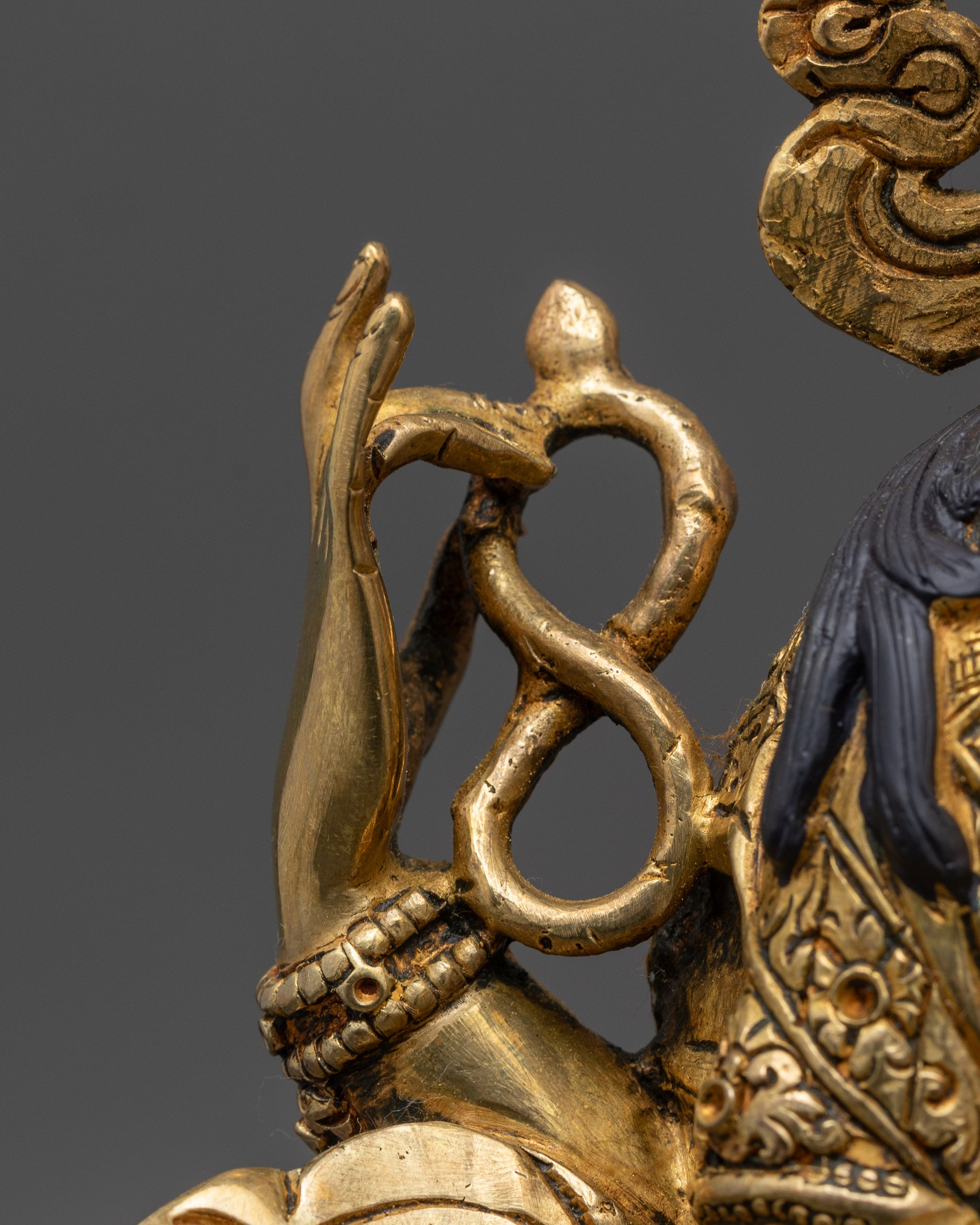 Detailed Avalokiteshvara Statue | Traditional Nepalese Artisan Craft