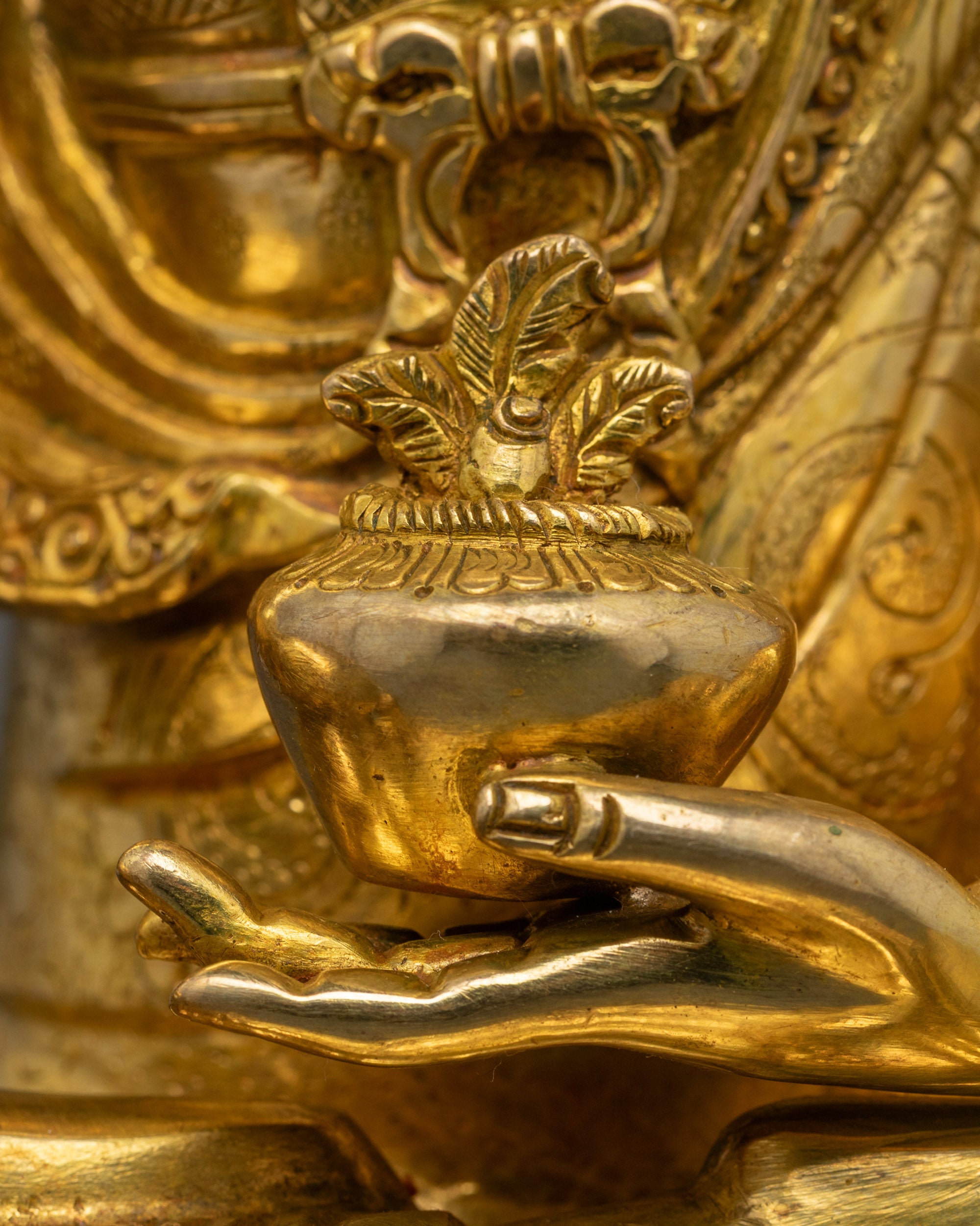 Medicine Buddha Statue | Traditional Tibetan Buddhist Sculpture