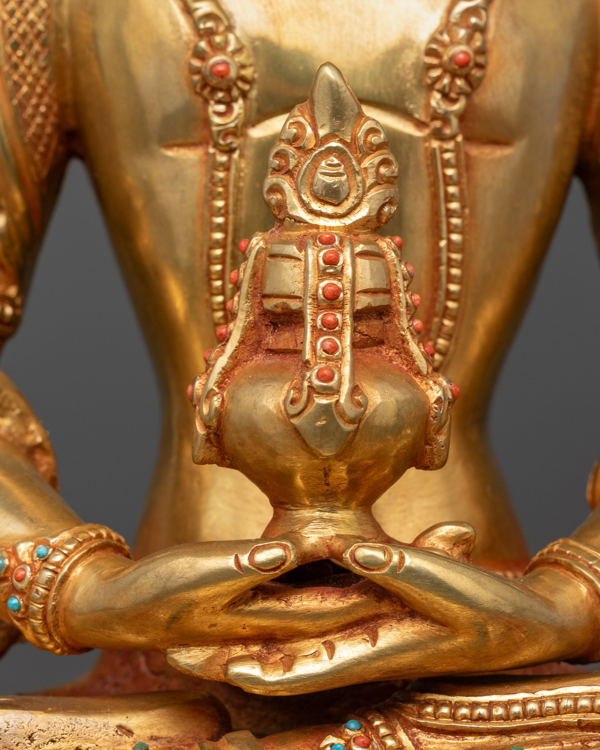 Tibetan Buddha Amitayus Statue for Long Life Blessings
