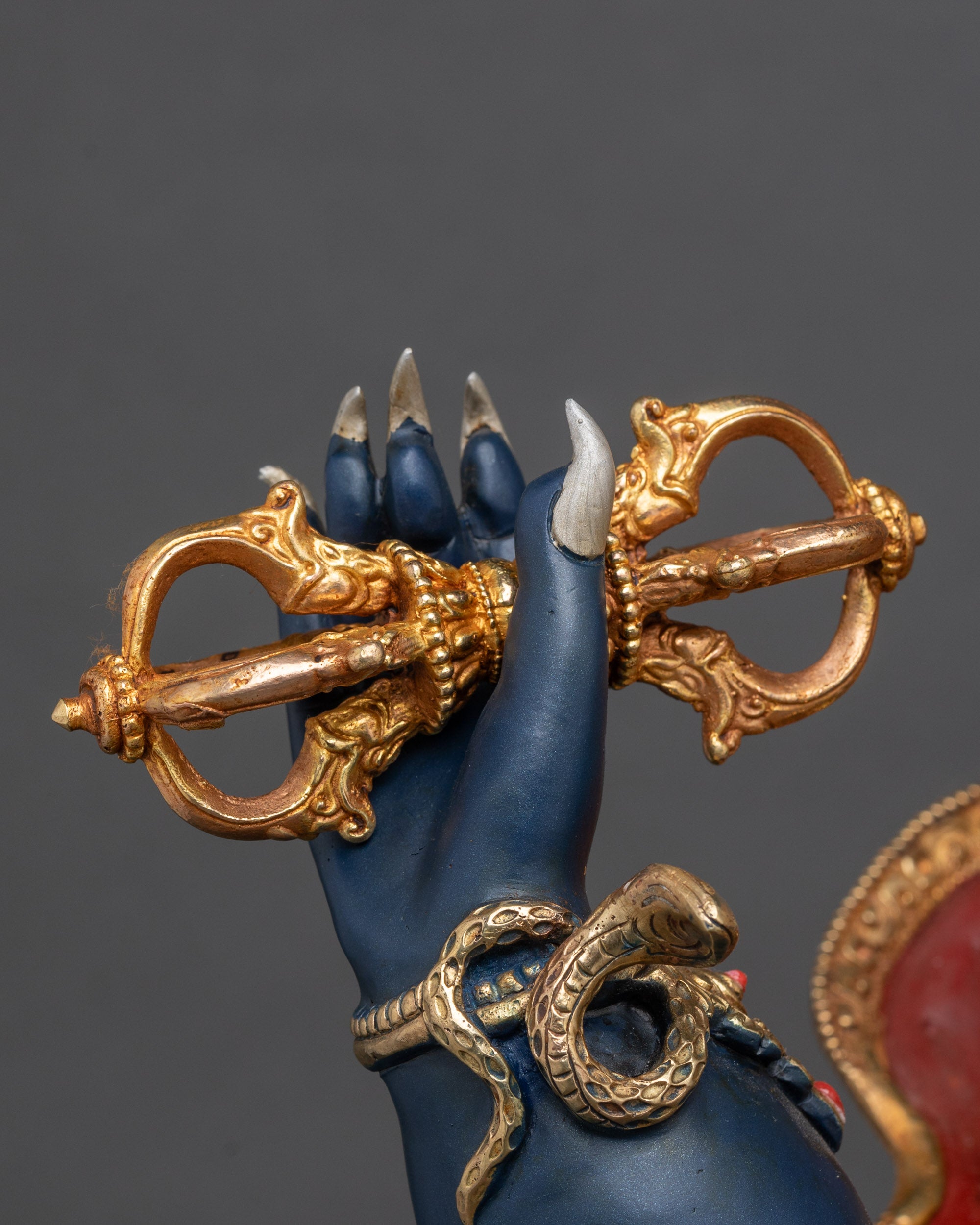 Large Vajrapani Statue | High-Quality Tibetan Vajra Protector Figurine