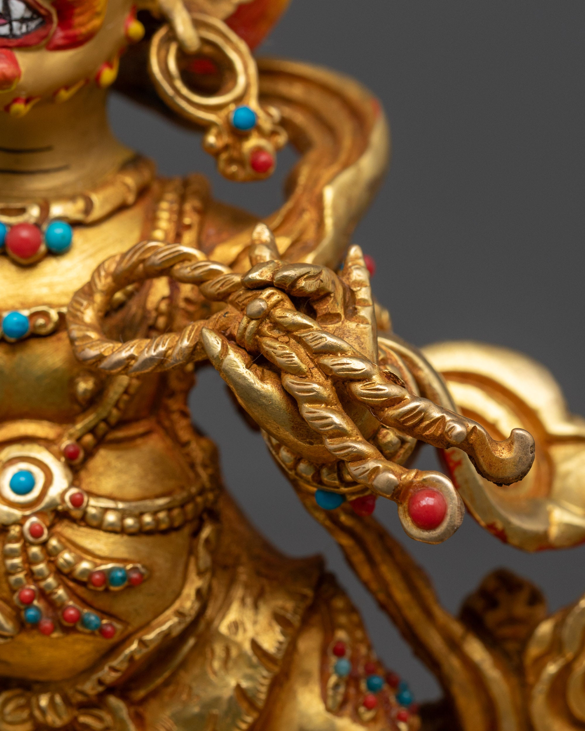 Tibetan Vajrapani Statue | Buddhist Wrathful Deity