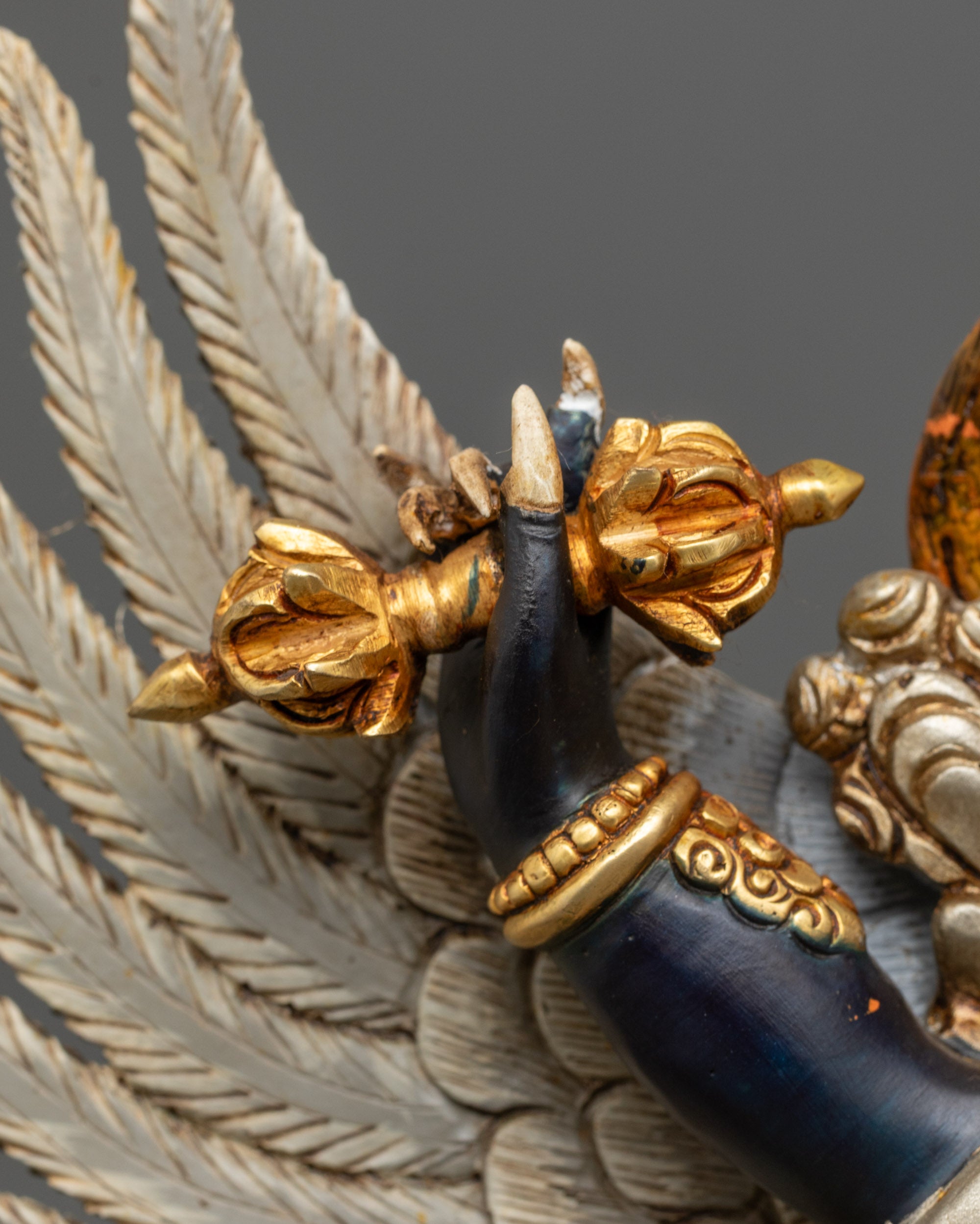 Divine Vajrakilaya Yab-Yum Statue | Tibetan Buddhist Ritual Artwork