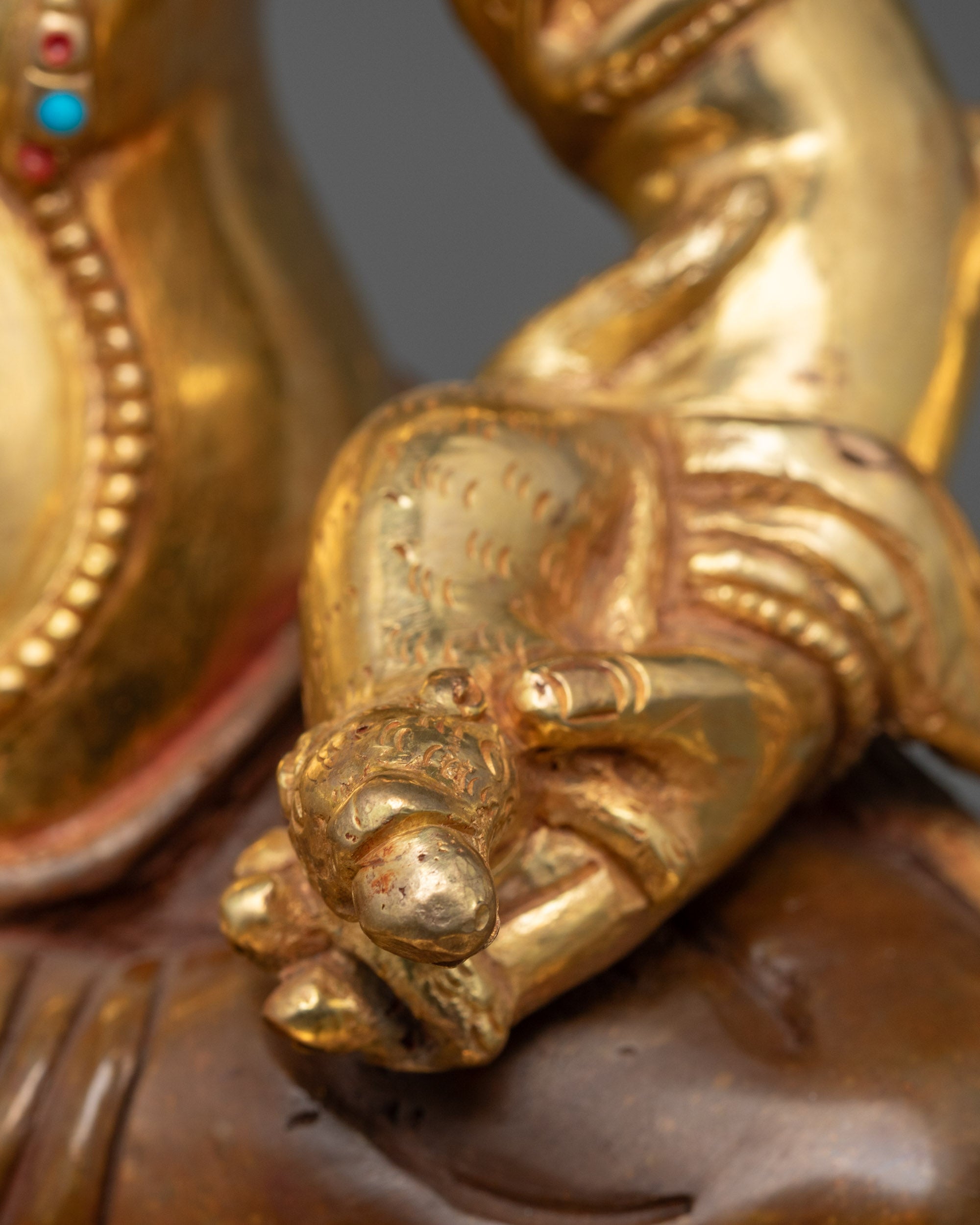 God of Wealth Dzambhala Statue | Authentic Buddhist Sculpture