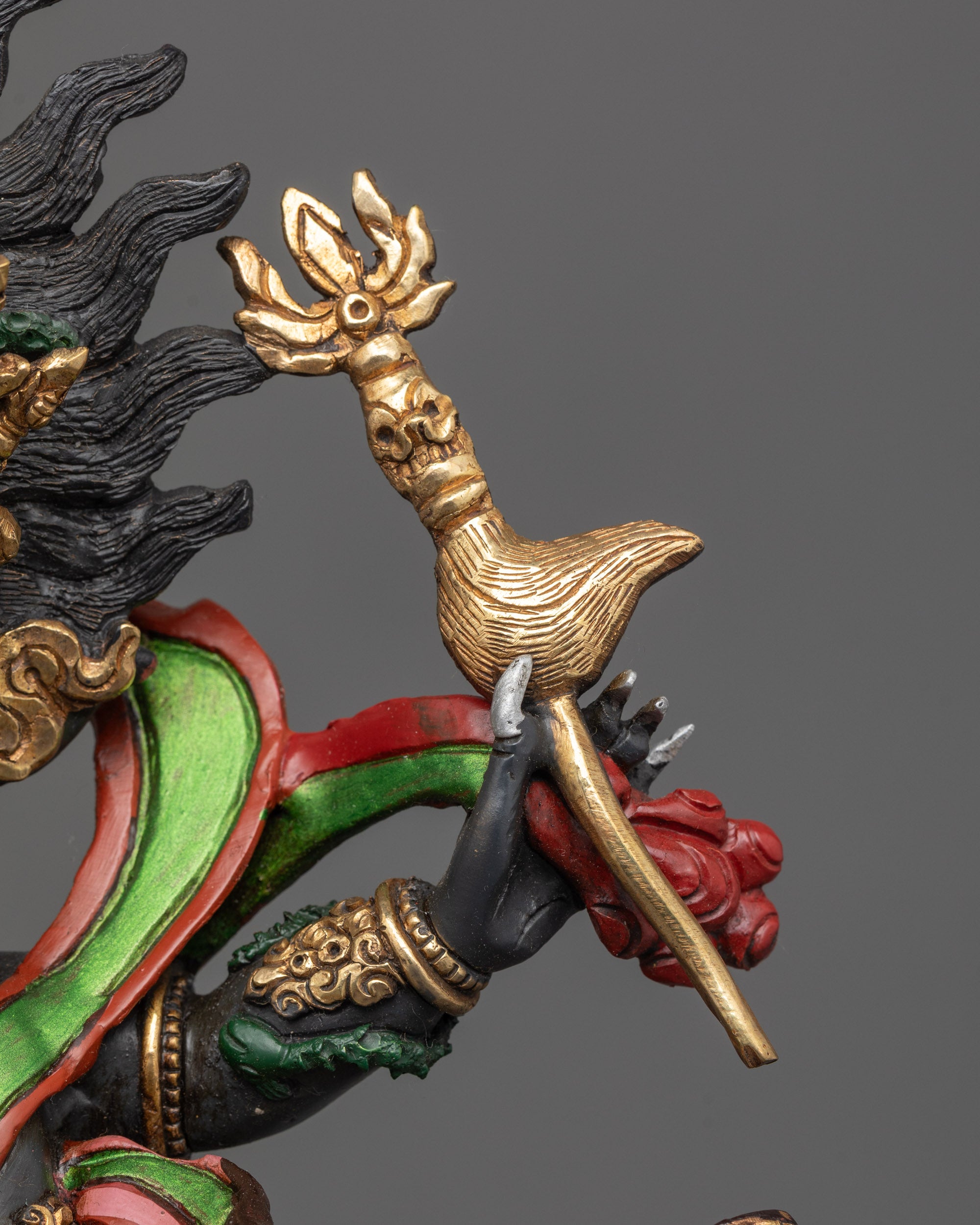 Shop Nepalese Six-Armed Mahakala (Shadbhuja Mahakala) Statue