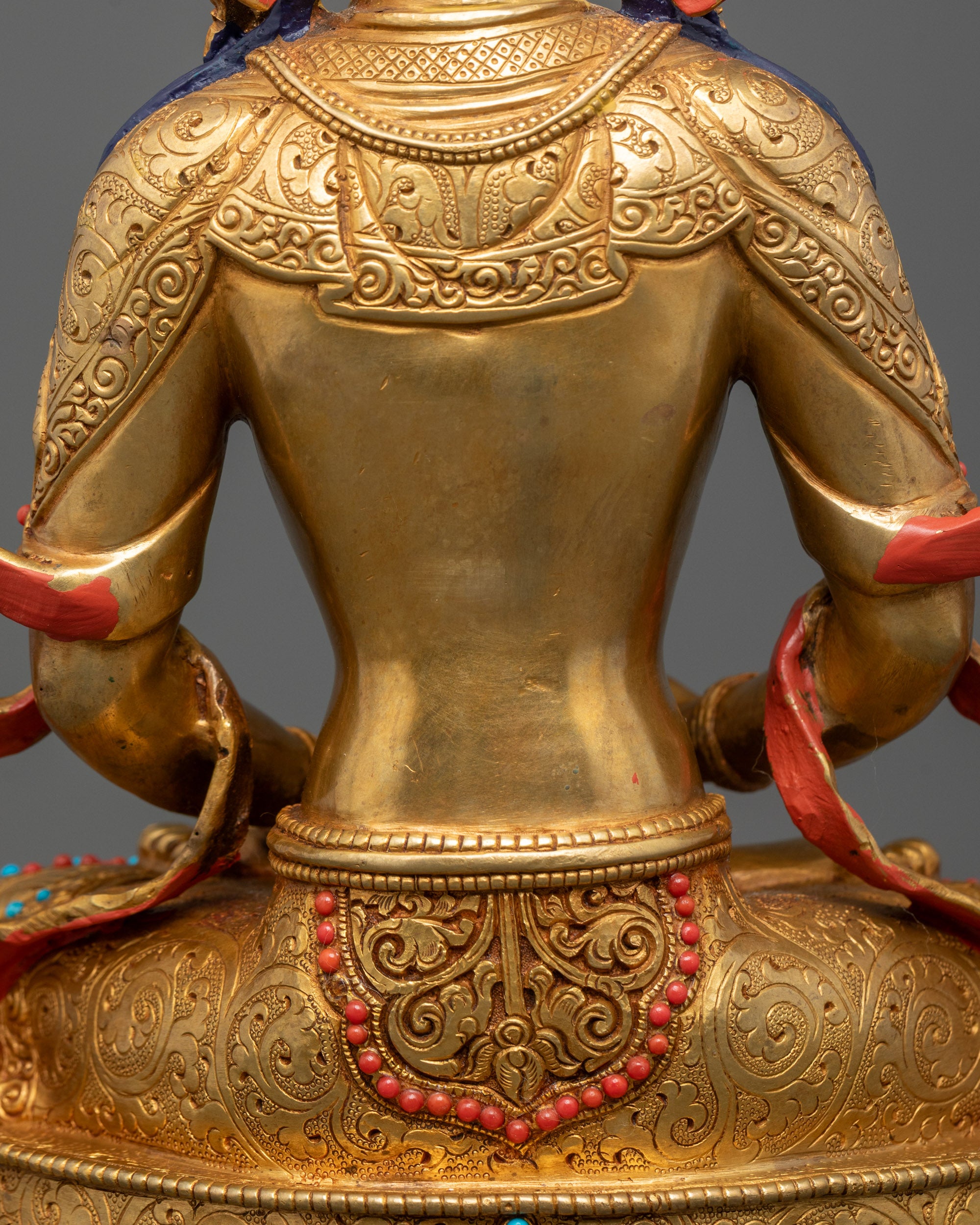 Amitayus Statue with Jewel Vase | Blessings of Longevity